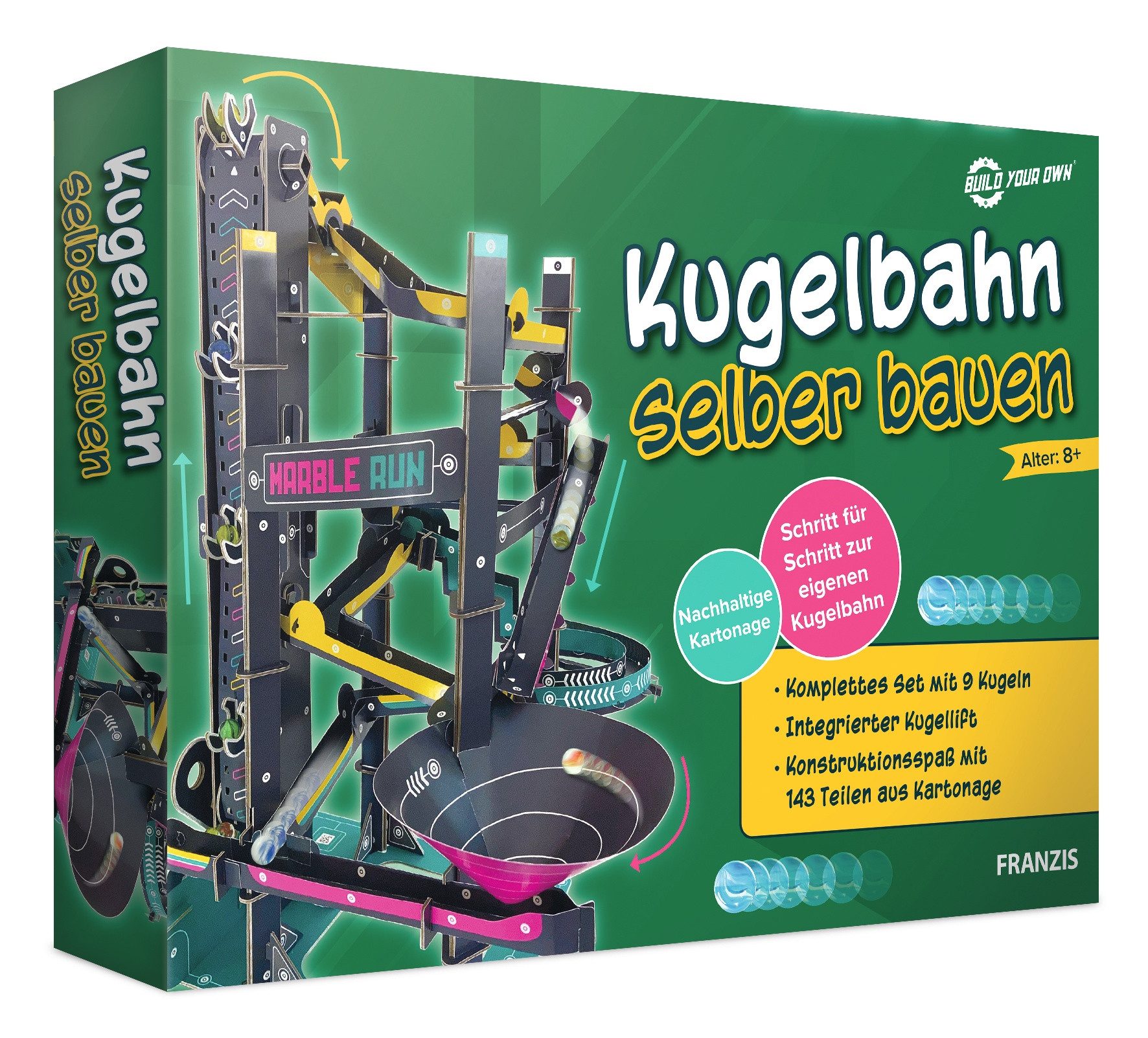 Franzis Modellbausatz Kugelbahn Bausatz