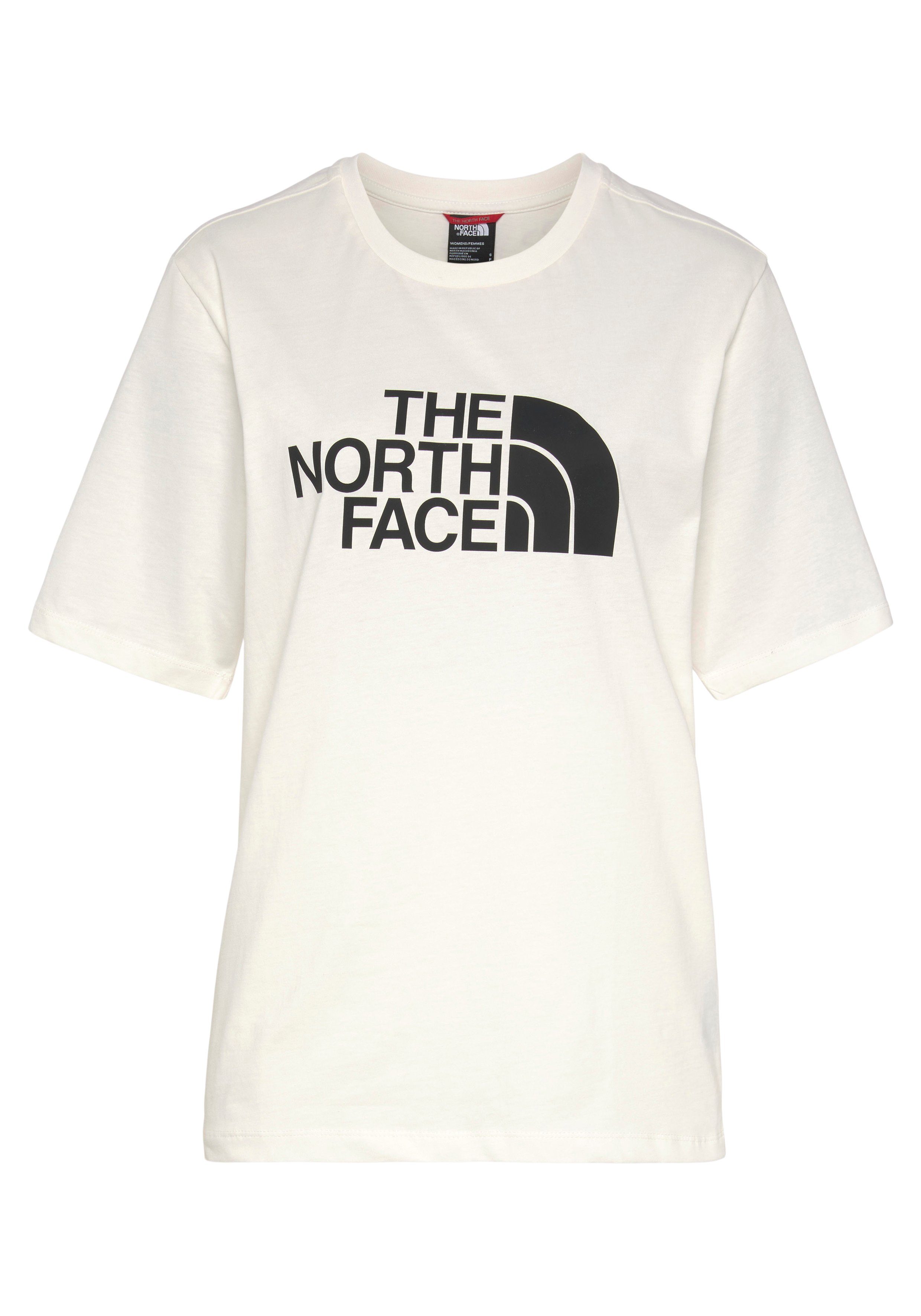 The North Face T-Shirt W RELAXED EASY TEE mit Logodruck auf der Brust white | Sport-T-Shirts