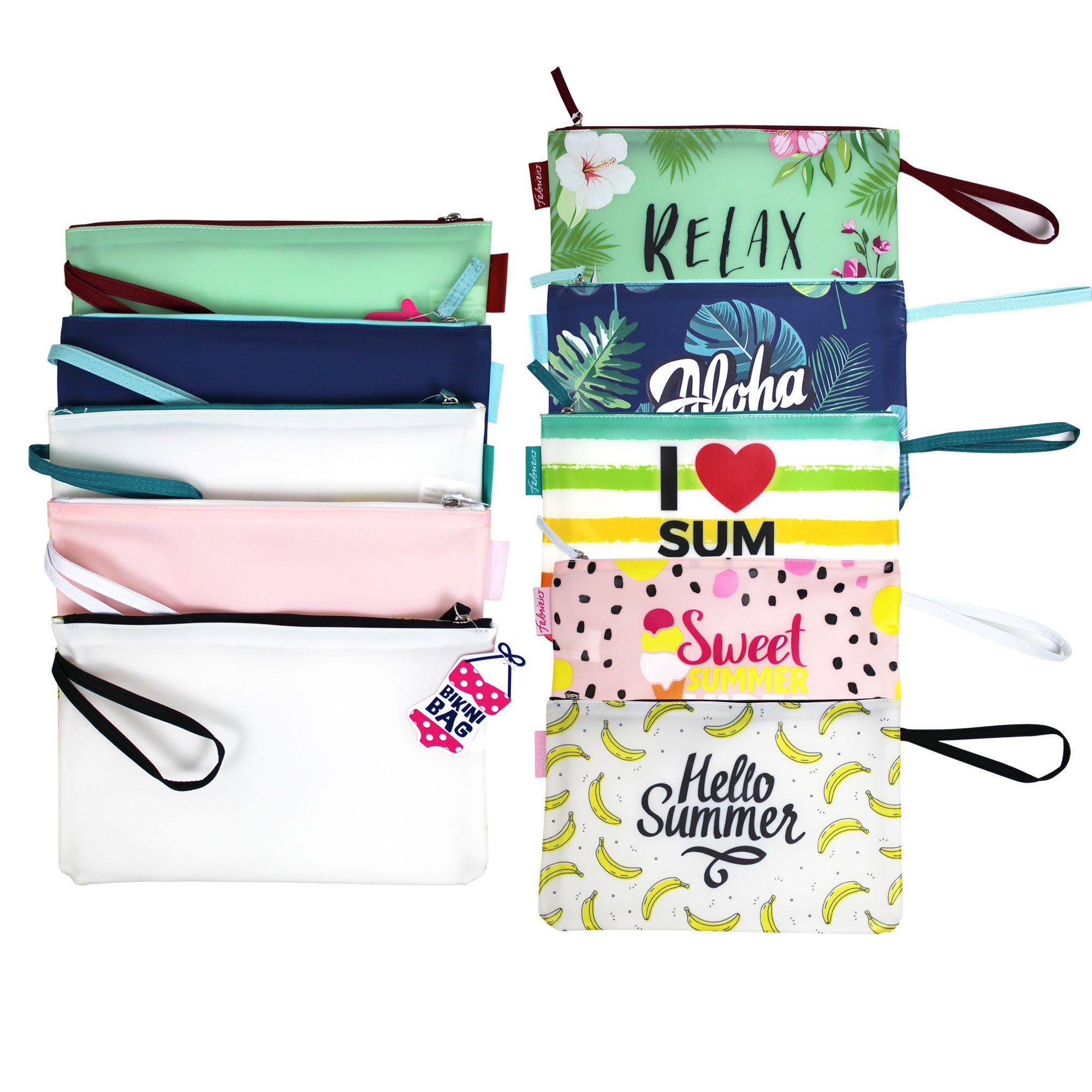 Haus und Deko Badeanzug Bikini Wetbag wasserdichte Badetasche Nasstasche für Urlaub Strand (1-St) – Bild 5 von 5