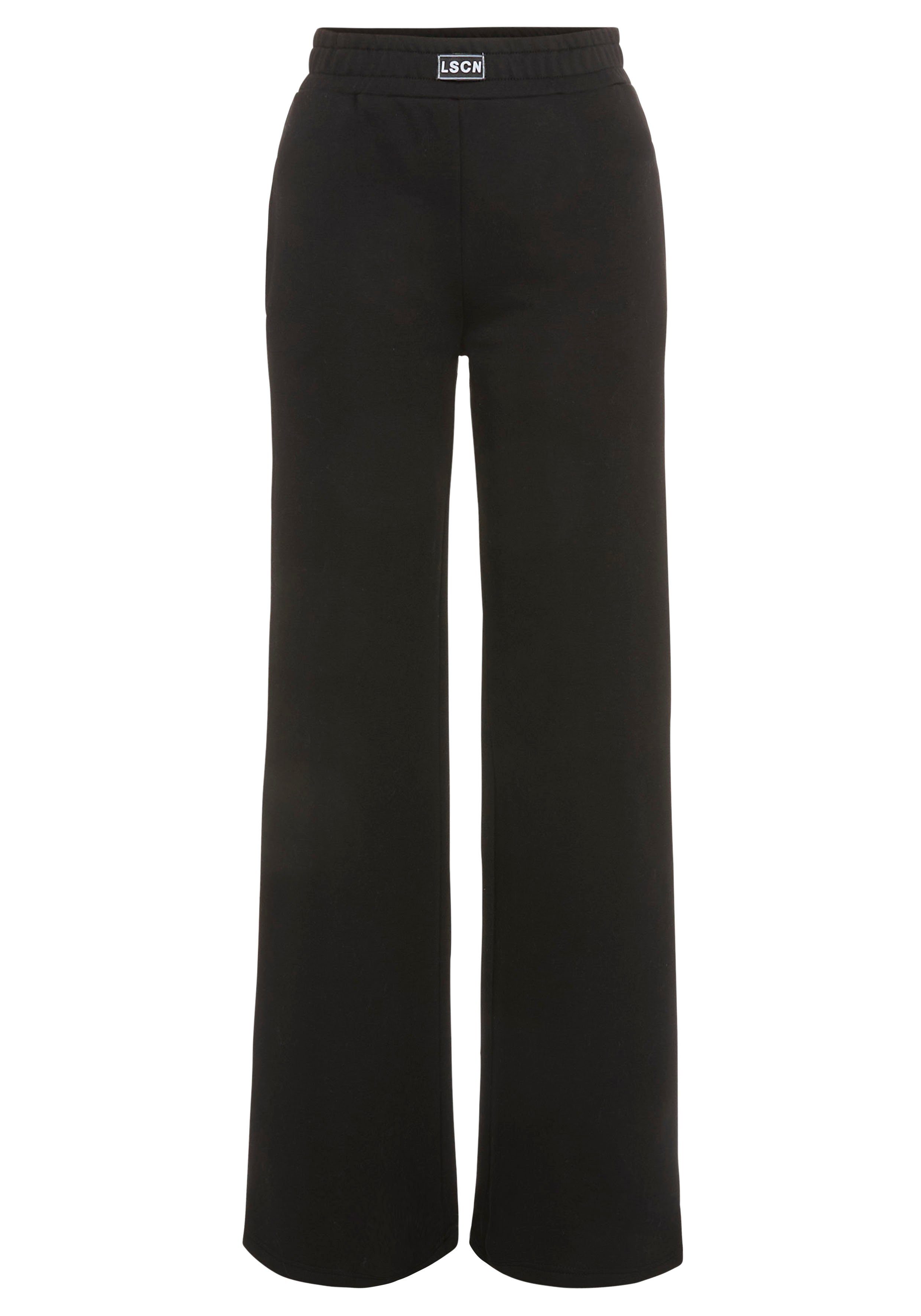 LASCANA Sweathose mit seitlichen Taschen, Loungewear, schwarz Loungeanzug