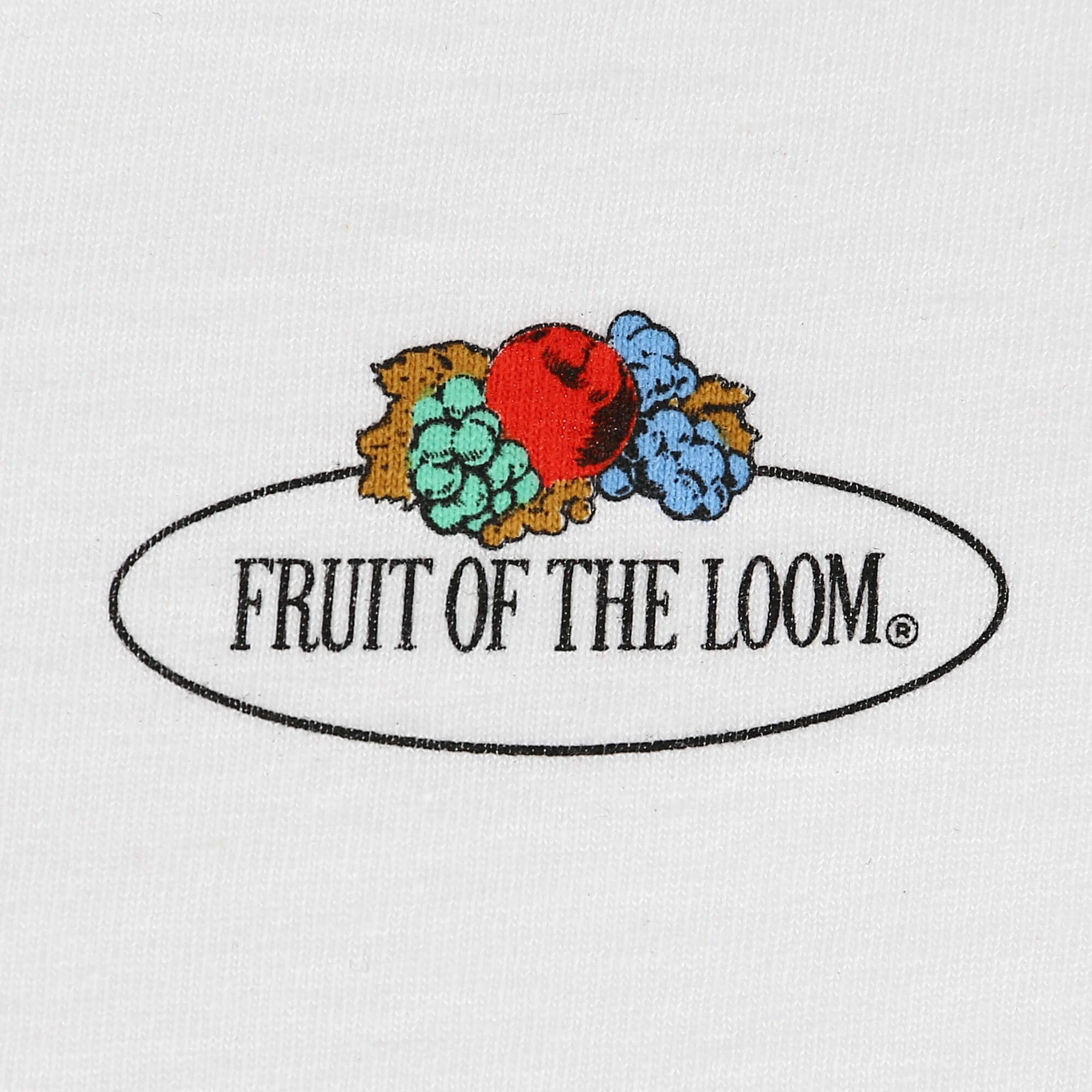 Fruit of the Loom Vintage-Logo Iconic klein Rundhalsshirt T-Shirt - 150 weiß