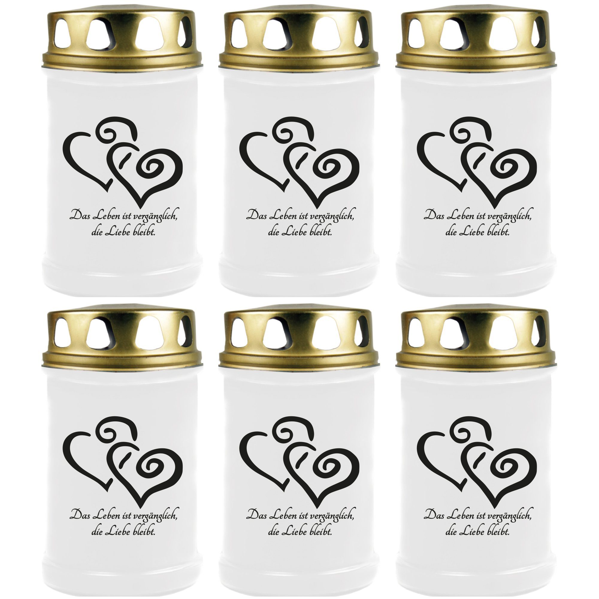 HS Candle Grabkerze GK-04210 (6-tlg), Grabkerze günstig online kaufen