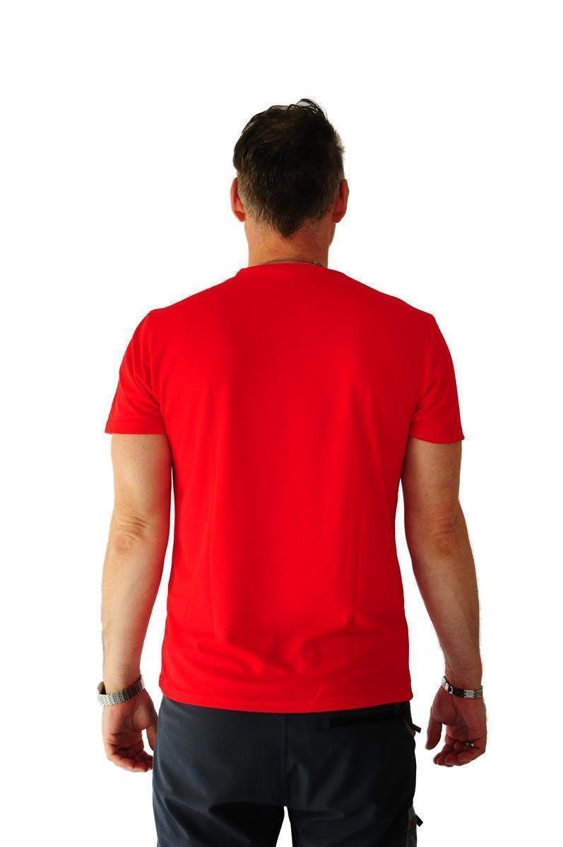 Rojo Herren, schnelltrocknend T-Shirt Duplex für Joluvi