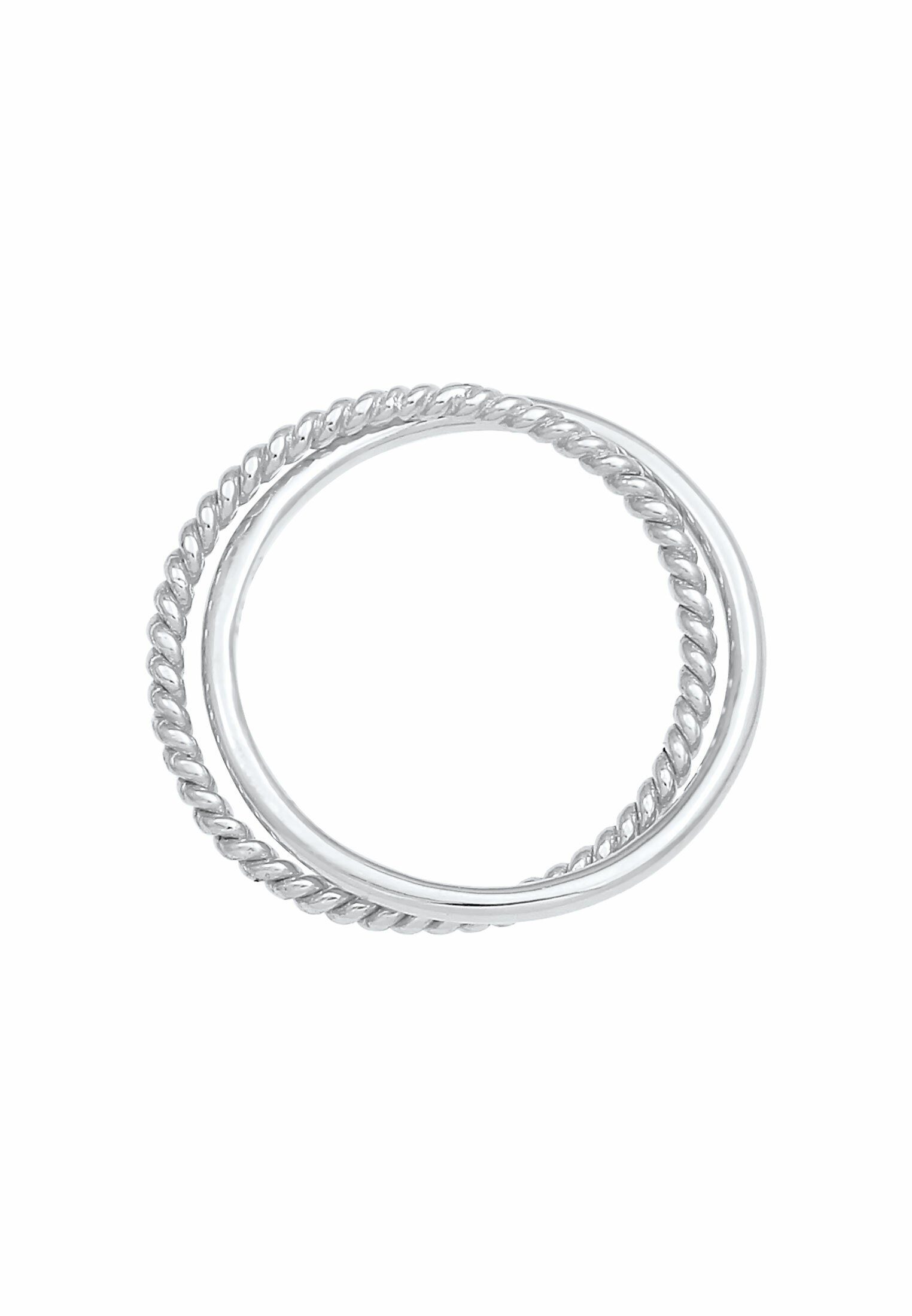 Elli Fingerring Wickelring Klassik Fein Gedreht Schmuck Geschenk 925 Silber