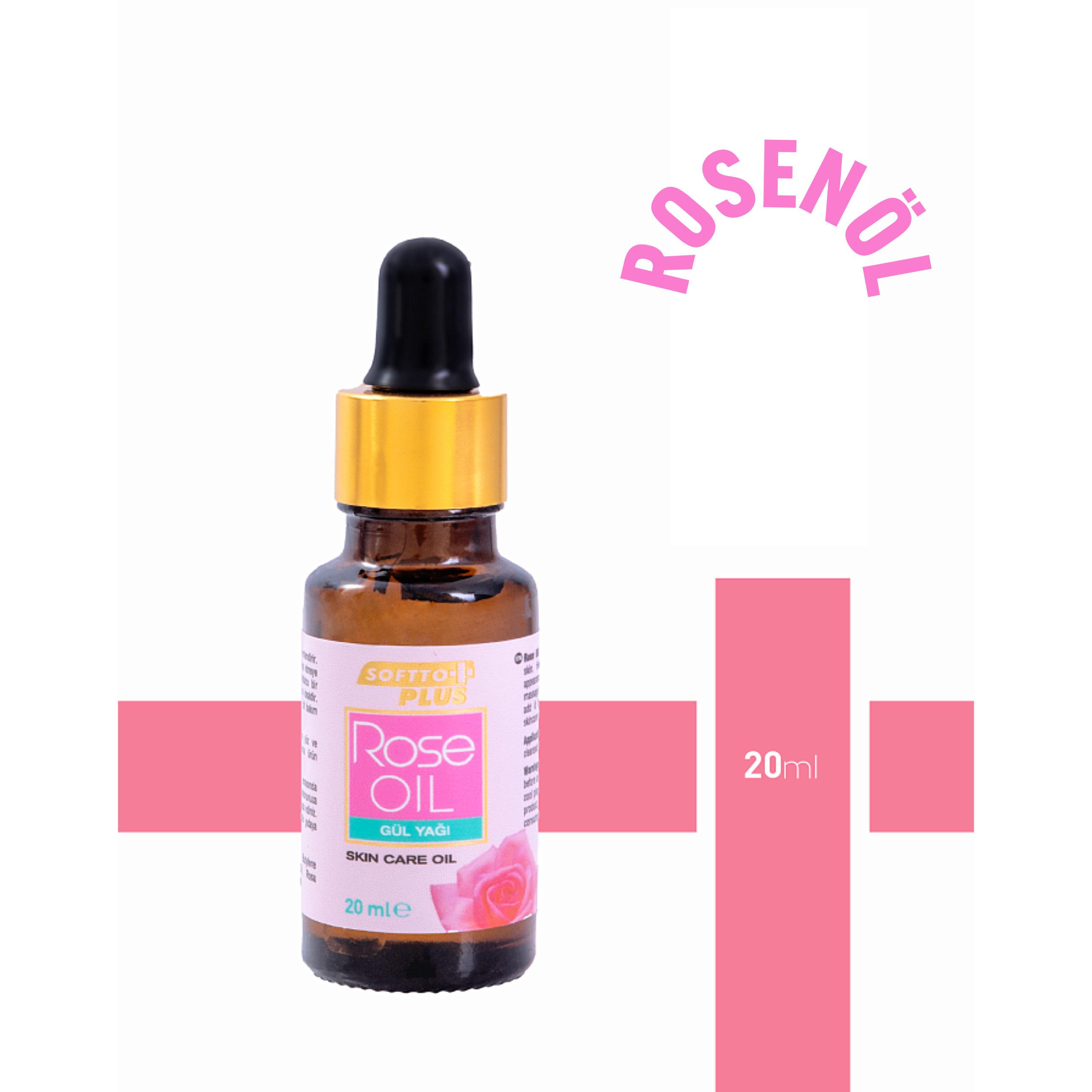 Softto Plus Gesichtsöl Rosenöl – Luxuriöse Pflege für strahlende Haut & pure Entspannung