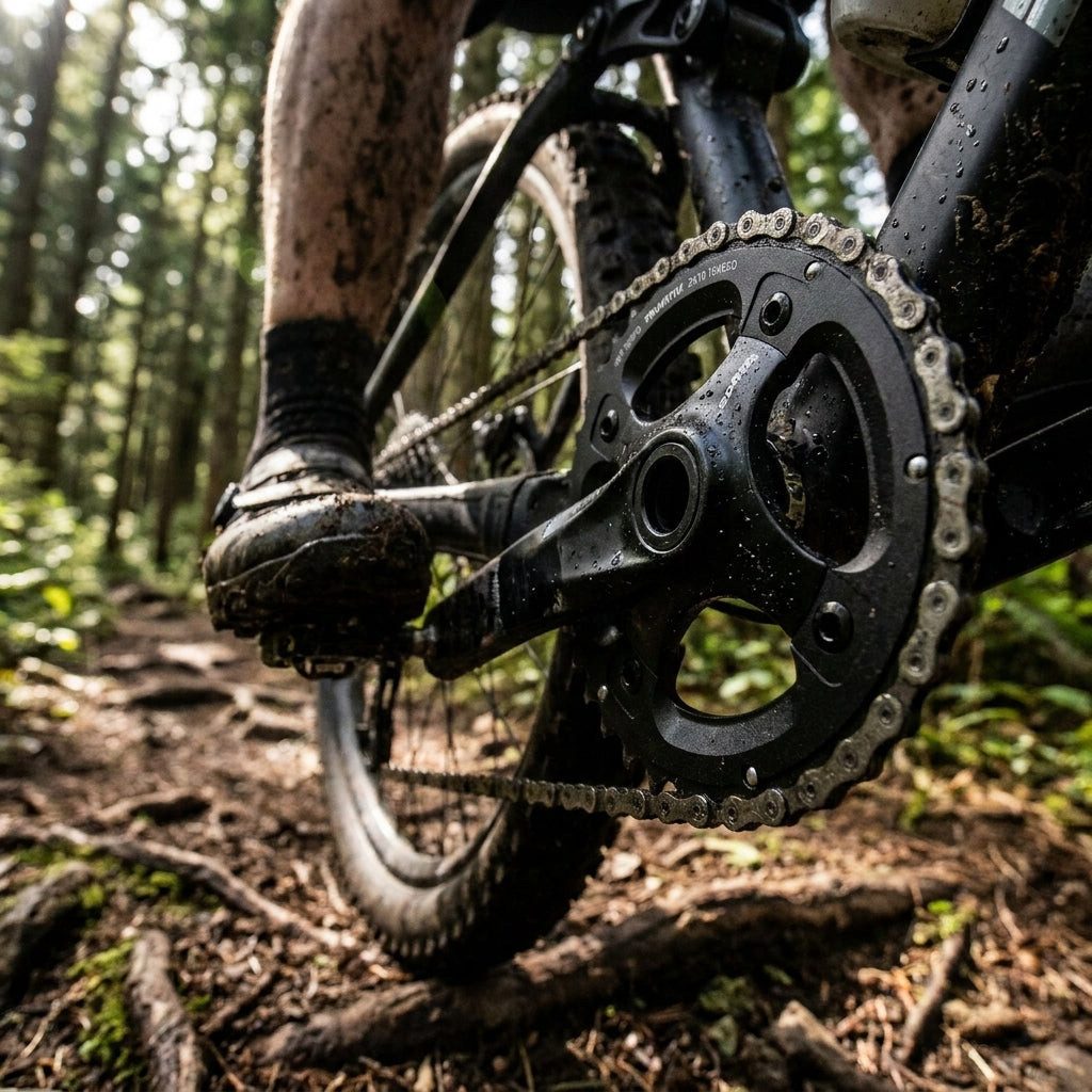 SRAM Kettenschaltung SRAM Kettenblatt MTB 36 Zähne - 104 mm Lochkreis - 4-Loch - Aluminium