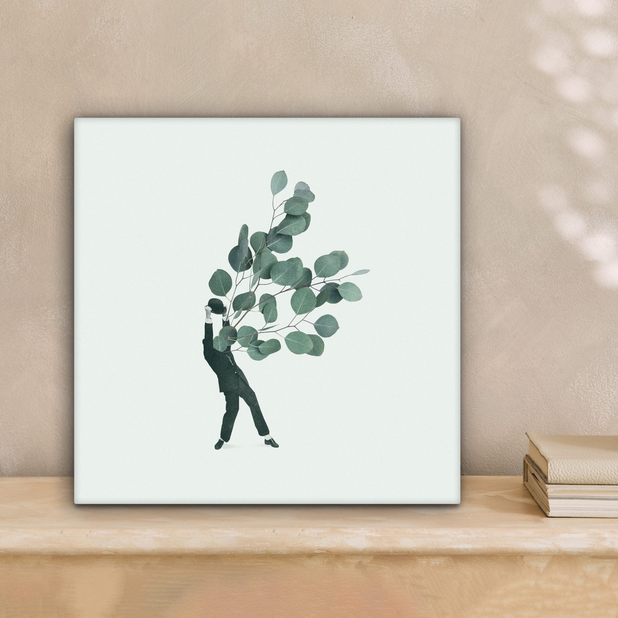 OneMillionCanvasses® Leinwandbild Ballon - Mann - günstig online kaufen