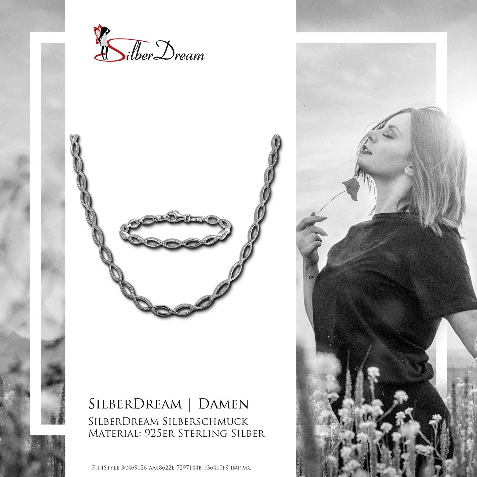 SilberDream Schmuckset SilberDream Oval Collier & günstig online kaufen