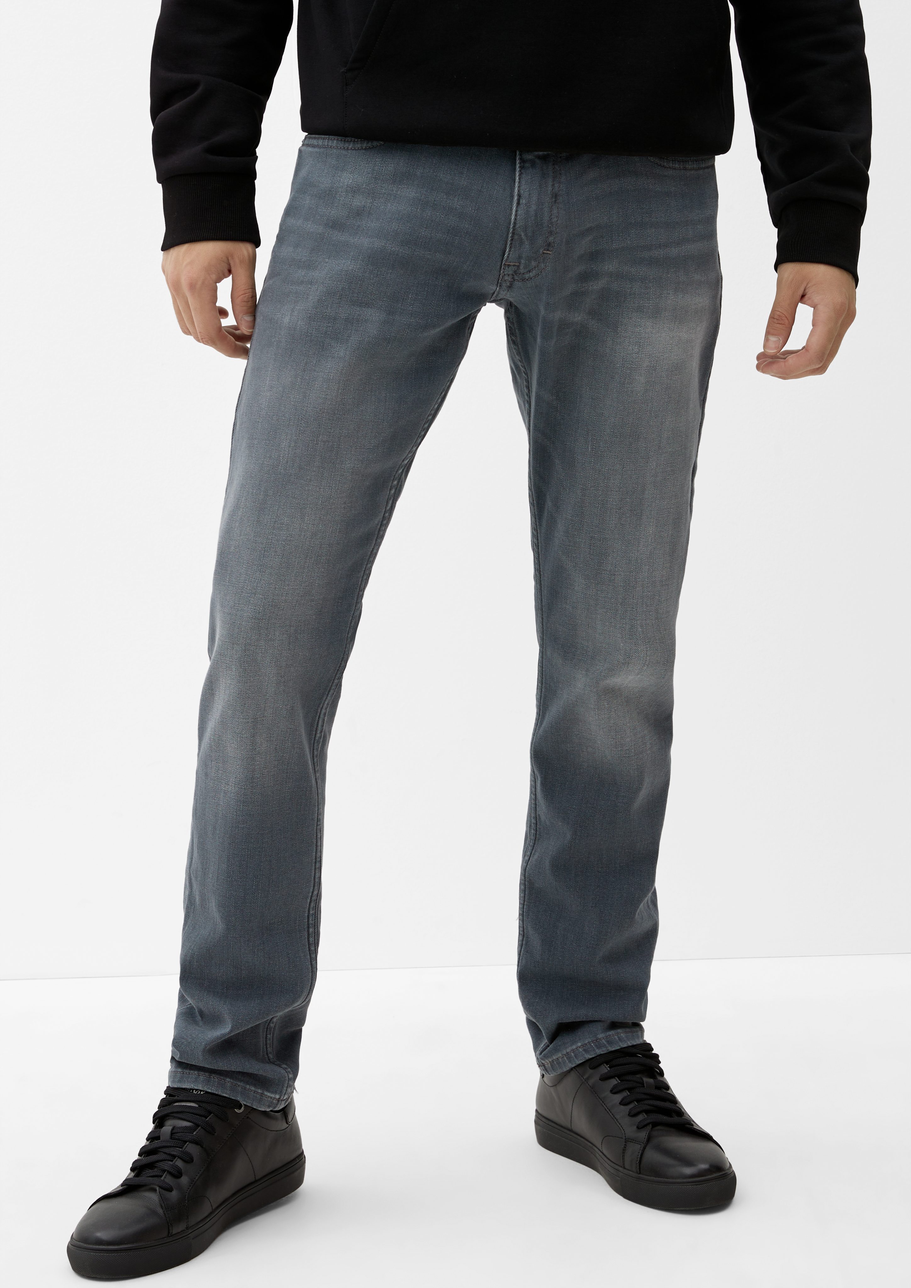 Leg Fit Rick QS Jeans Stoffhose Waschung Slim Rise Slim / / / Mid