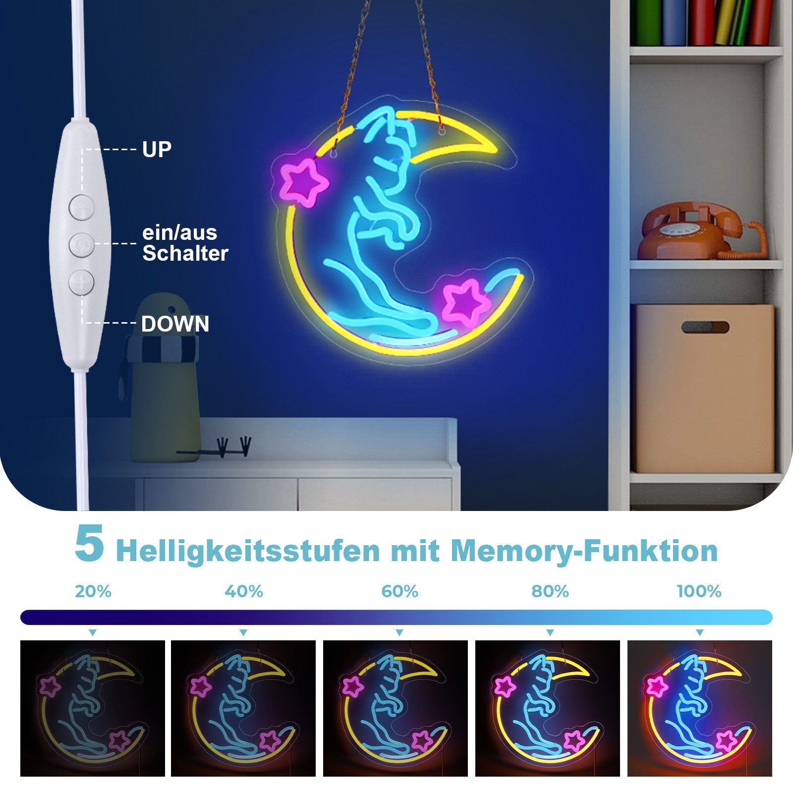 MUPOO Dekolicht LED Neon Schilder für günstig online kaufen