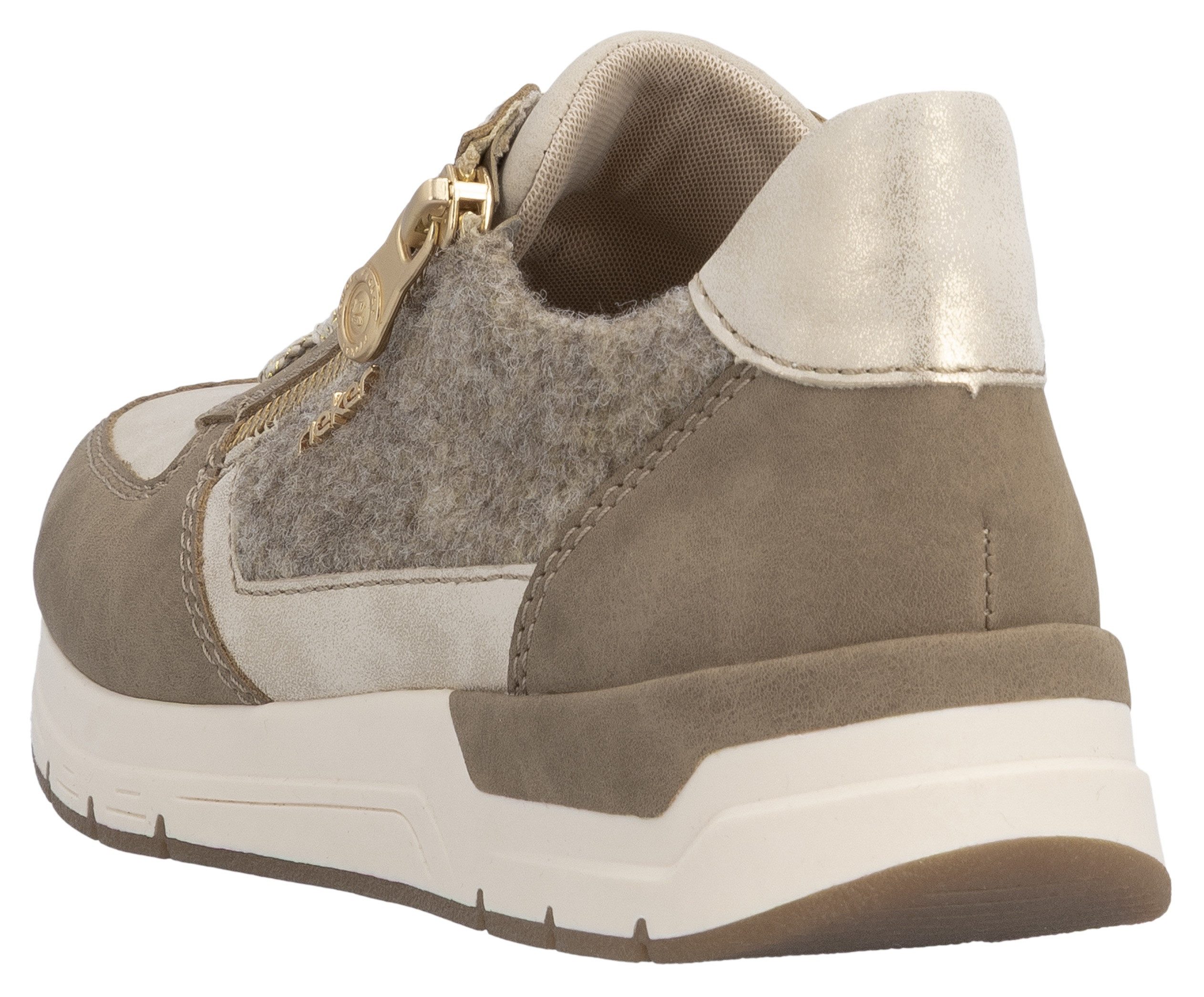 Rieker Sneaker, Freizeitschuh, Schnürschuh, Halbschuh mit modischen Akzente günstig online kaufen
