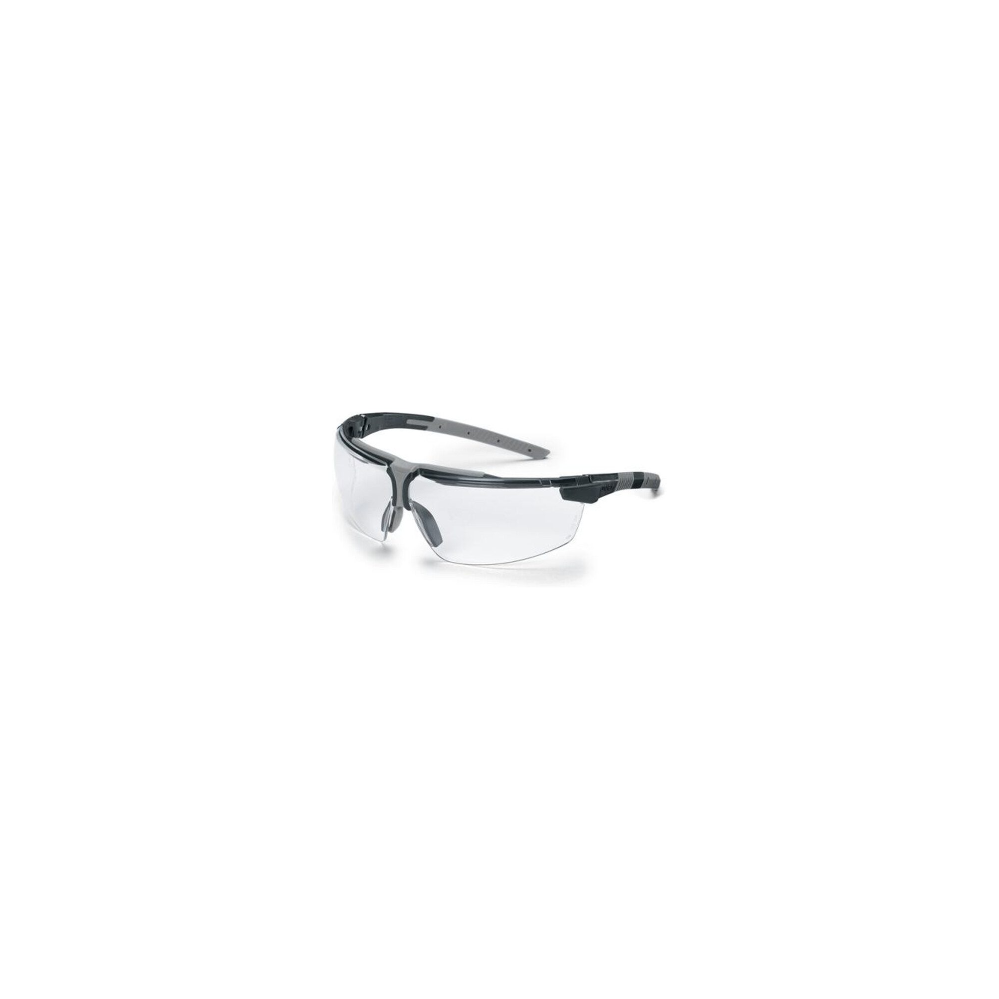 Brille uvex Bügelbrille uvex i-3, UV400 farblos supravision plus schw/grau