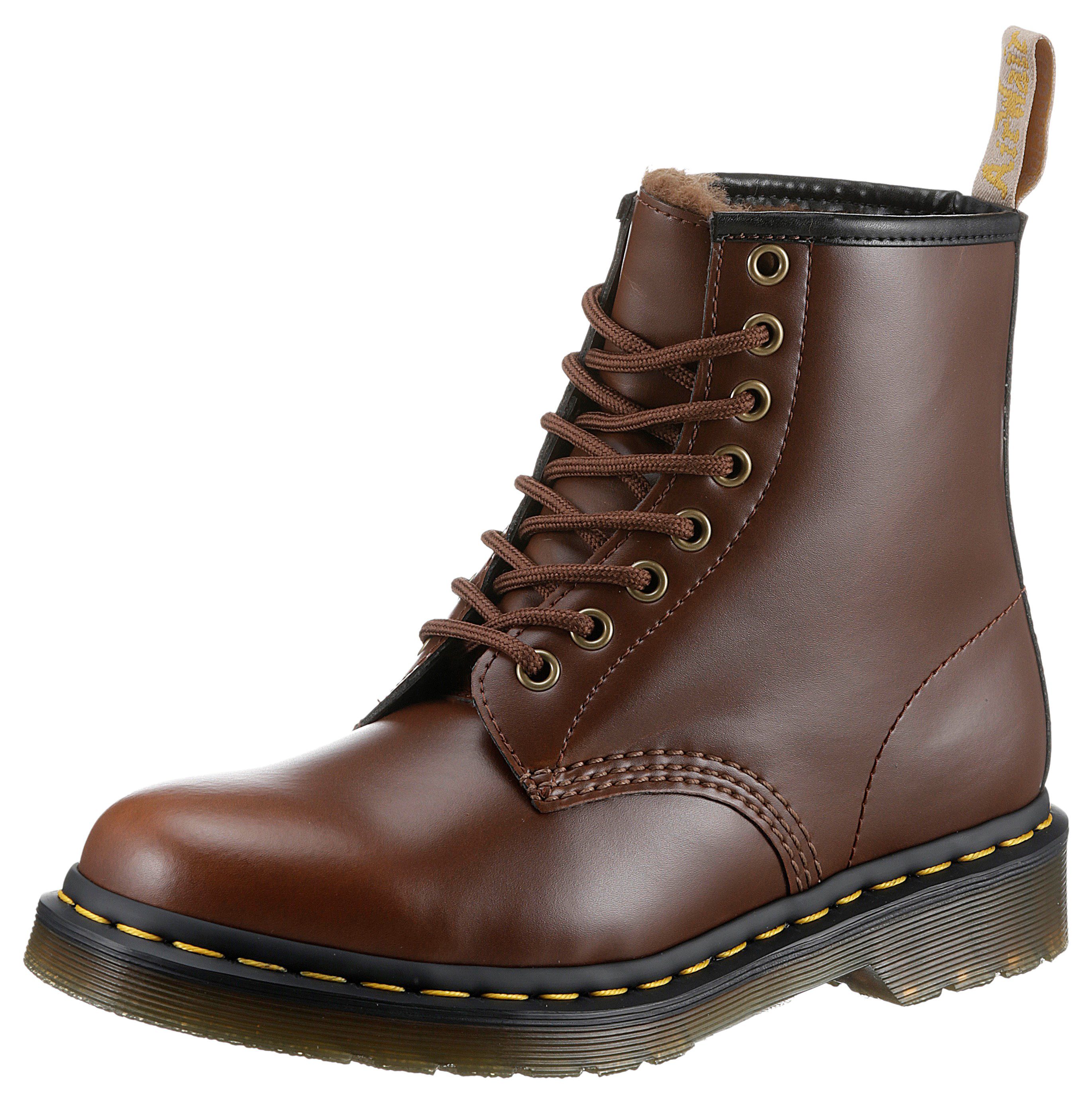 DR. MARTENS Vegan 1460 Norfolk Schnürboots mit Blockabsatz