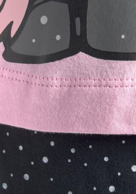 Nici Pyjama (2 tlg., 1 Stück) mit Einhorn-Print und gepunkteter Schlafhose