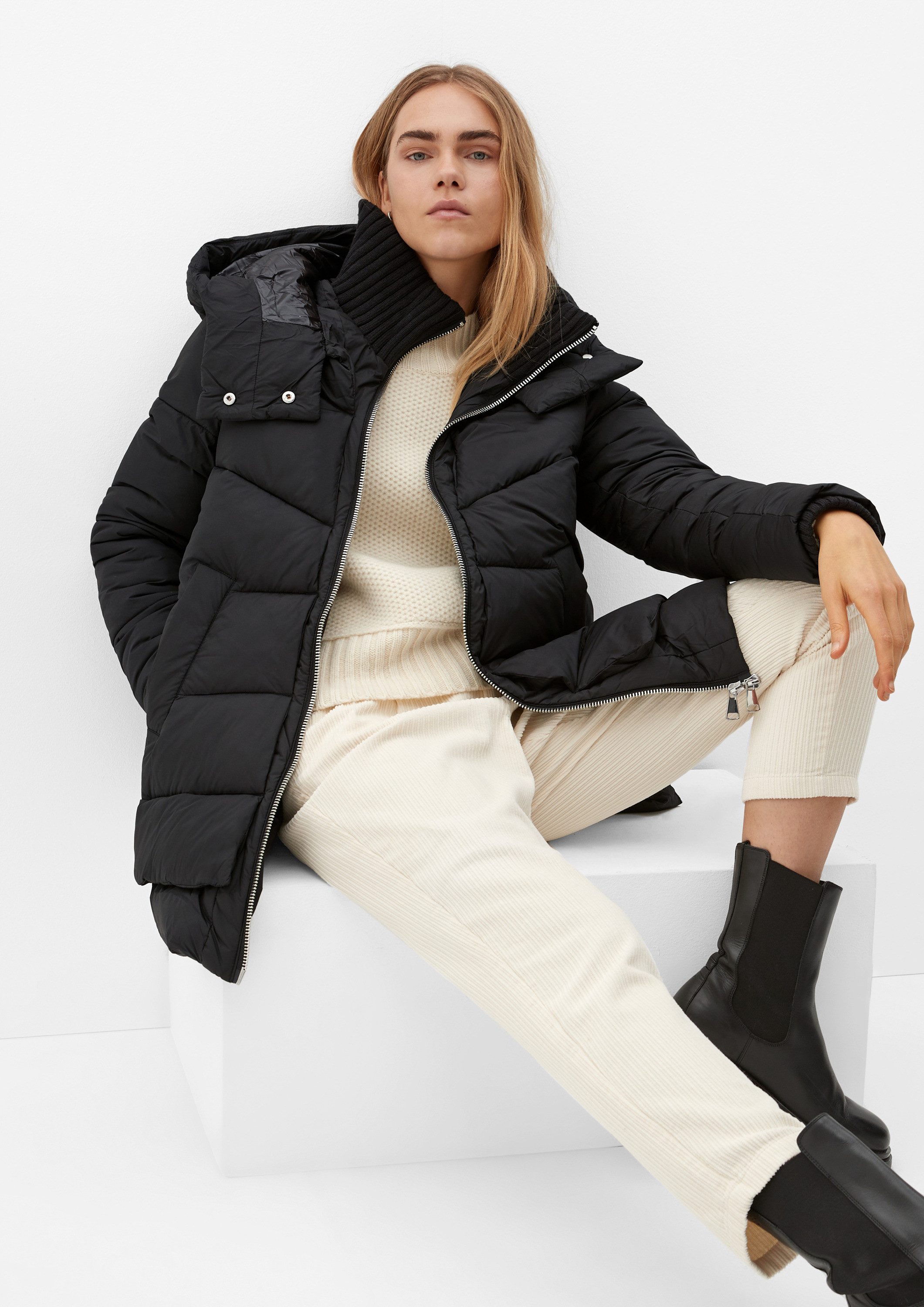 s.Oliver Winterjacke Outdoor-Jacke Oversize Steppjacke günstig online kaufen