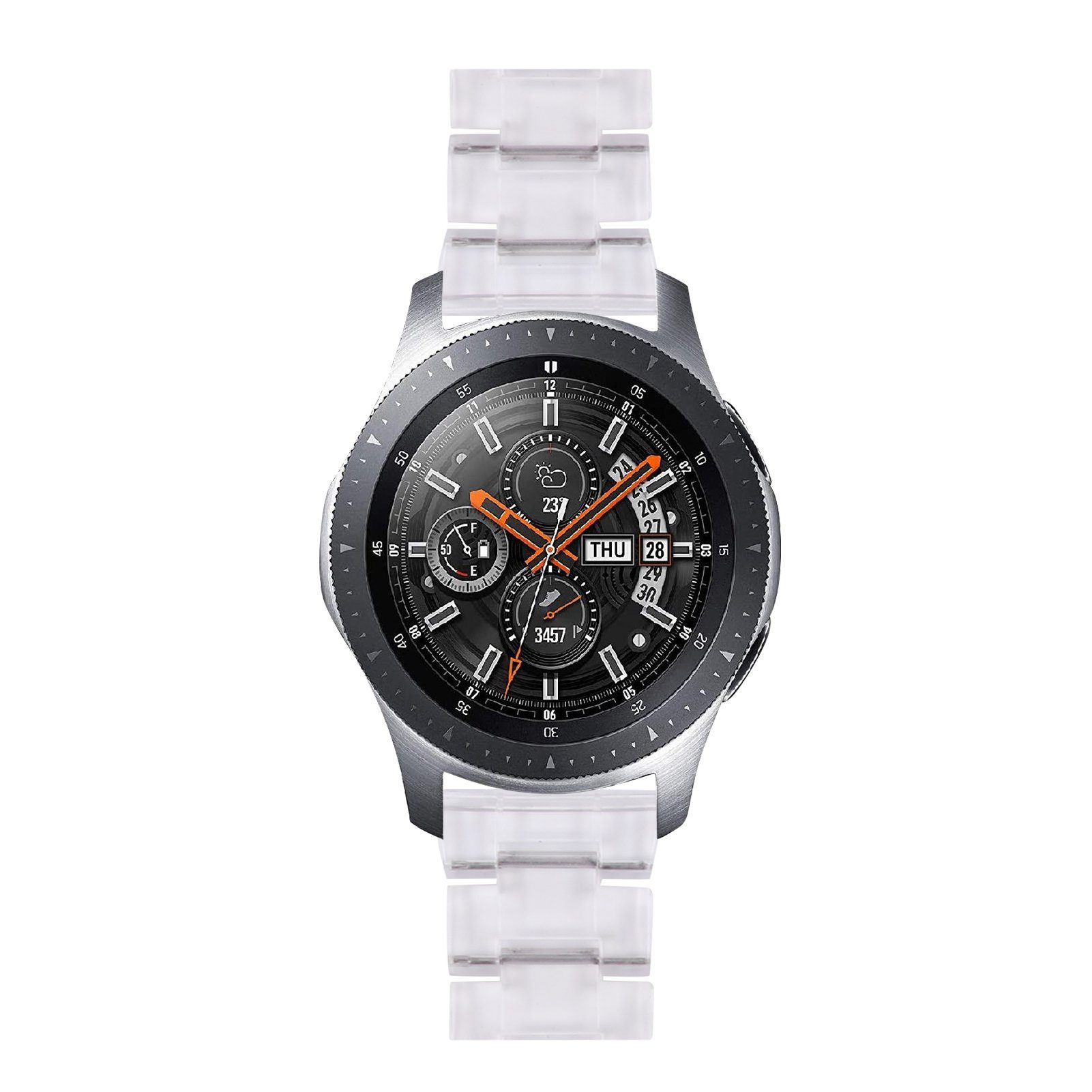 ELEKIN Smartwatch-Armband Armband Kompatibel für Samsung Galaxy Watch 42 mm Galaxy Active Transparent