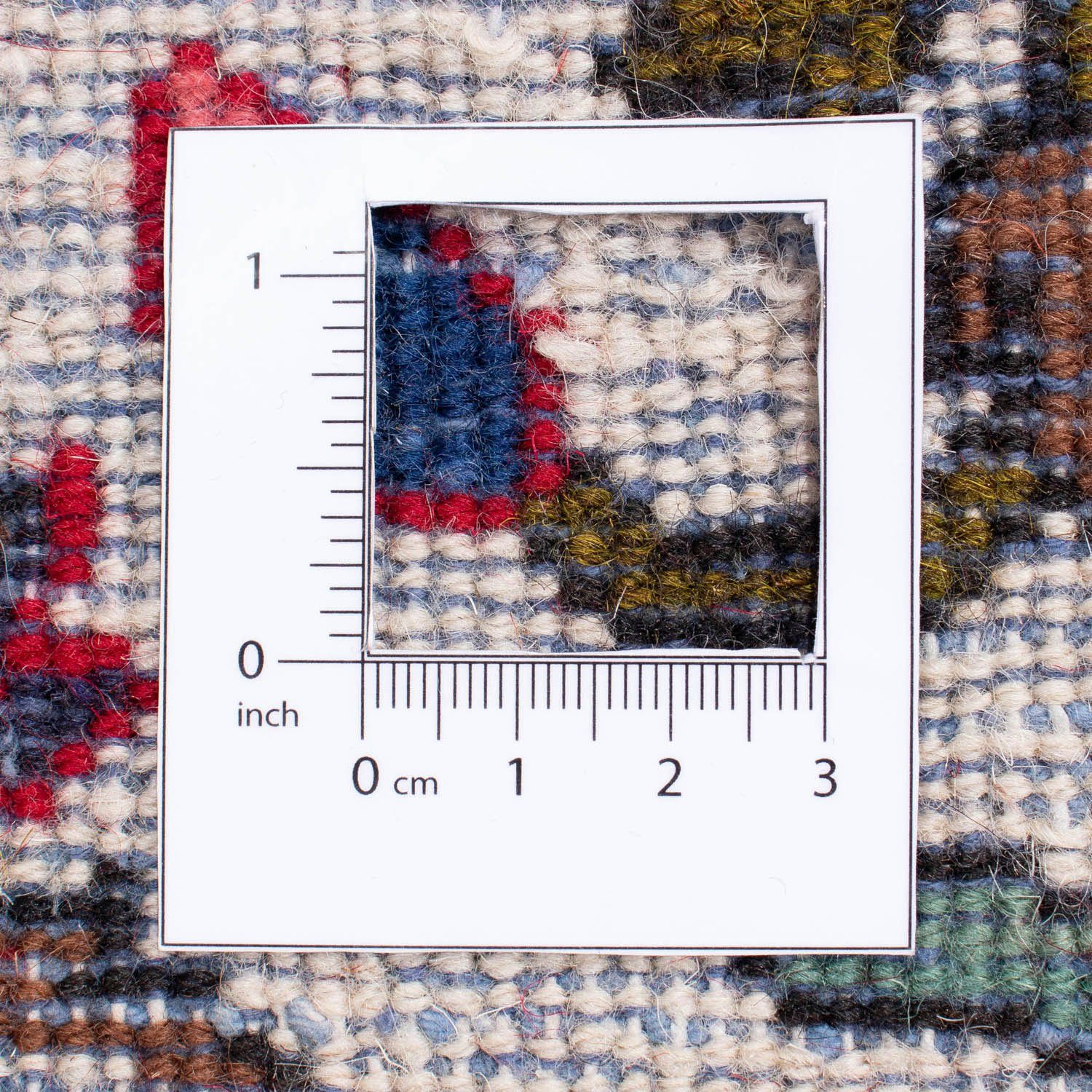 Höhe: Medaillon Abadeh mm, cm, 10 morgenland, Wollteppich 105 Rosso rechteckig, 157 x Handgeknüpft scuro