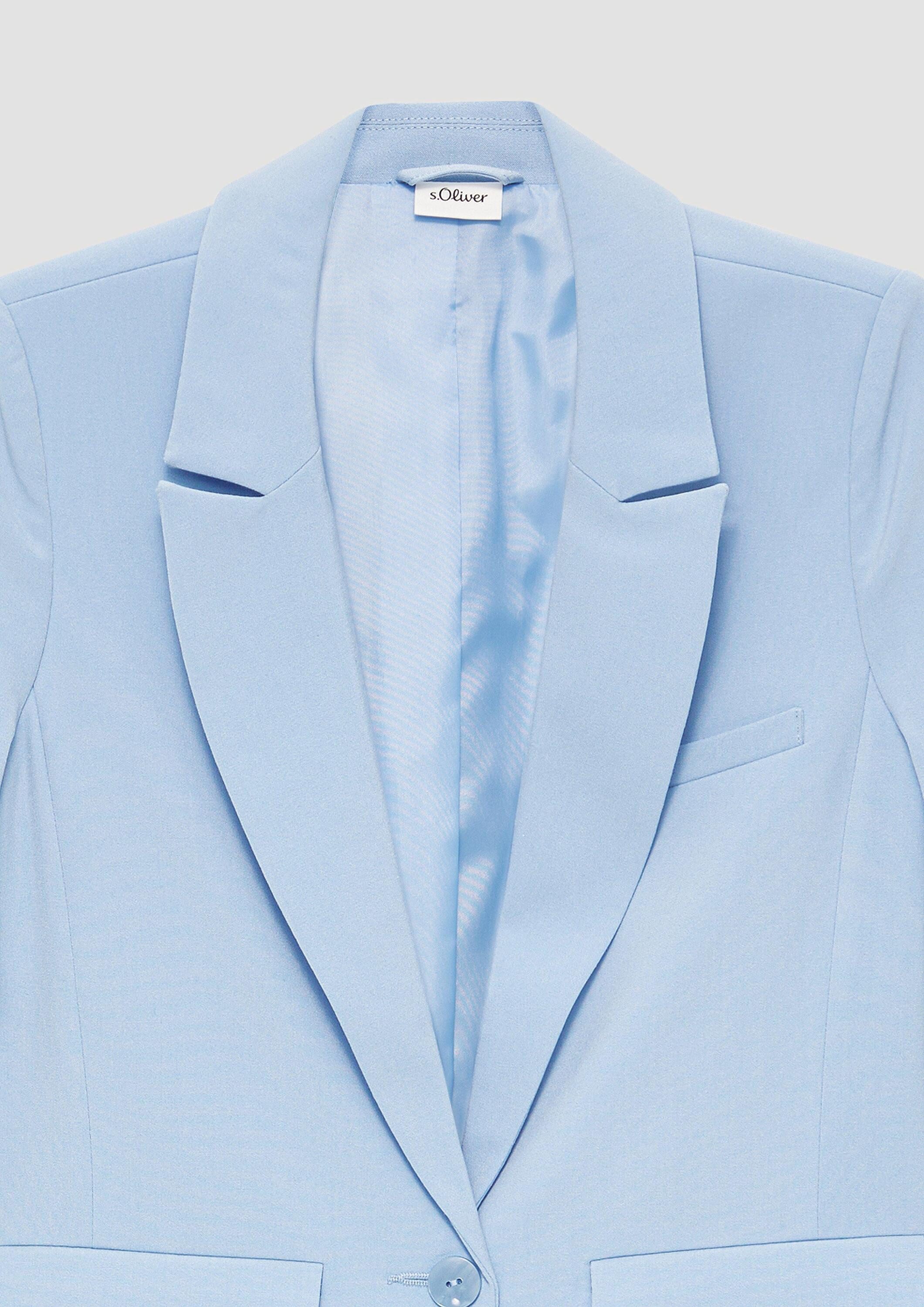 s.Oliver Jackenblazer Indoor-Blazer Twill-Blazer mit Taftfutter – Bild 4 von 4