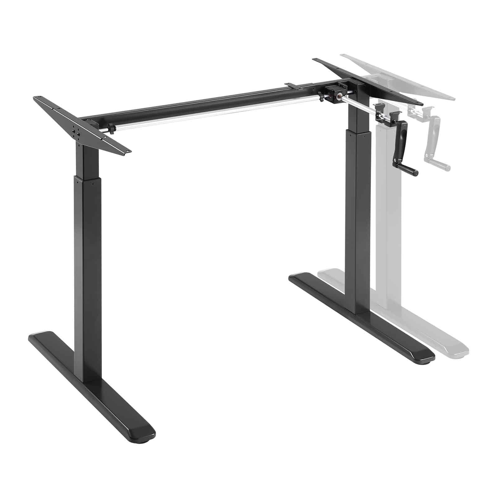 Hubsäulentisch Schreibtisch 70 Höhenverstellbarer Gestell kg schwarz Fromm&Starck Tischgestell