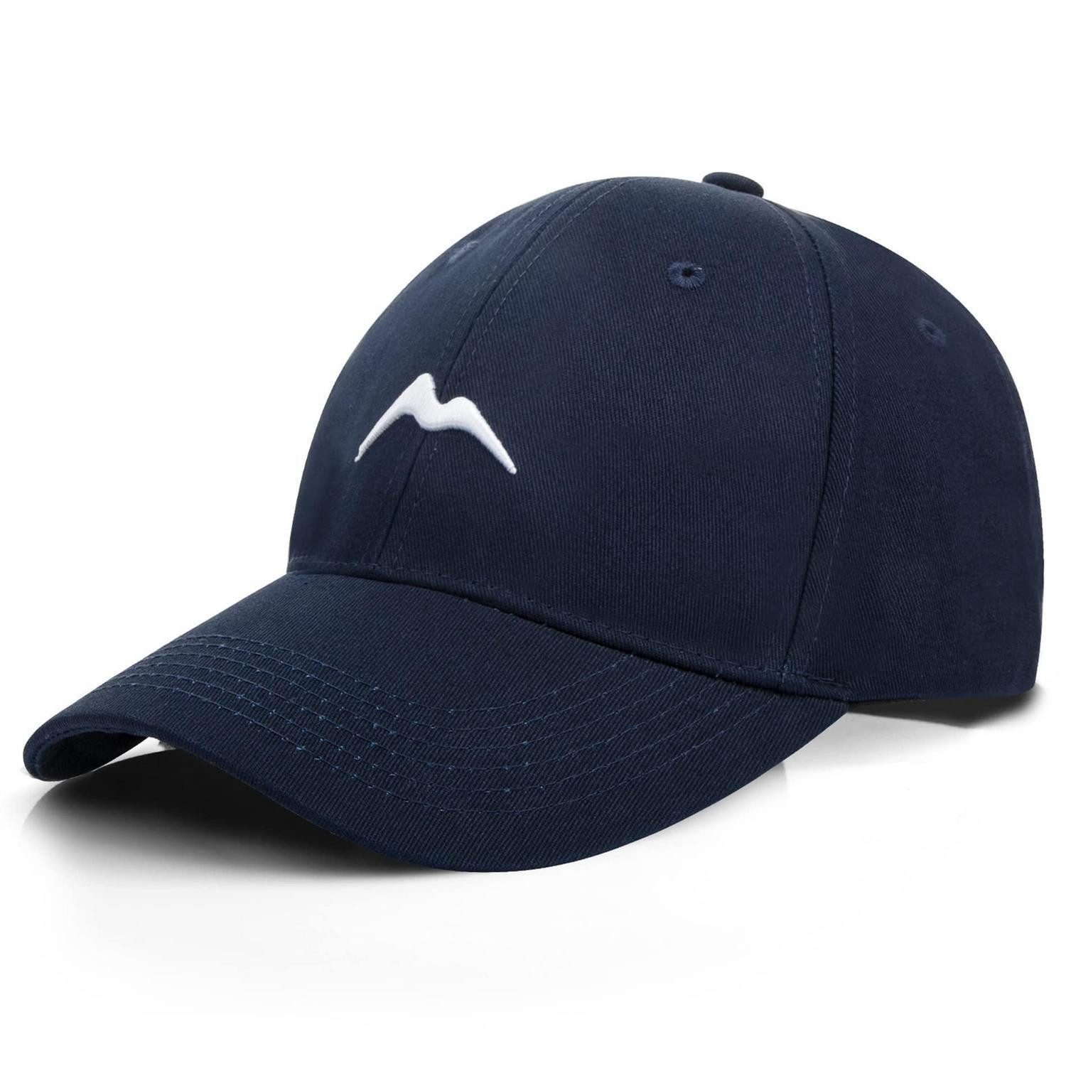 Baseball Cap Cap Herren Damen Baumwolle Verstellbar Baseball L-XL Dunkelblau