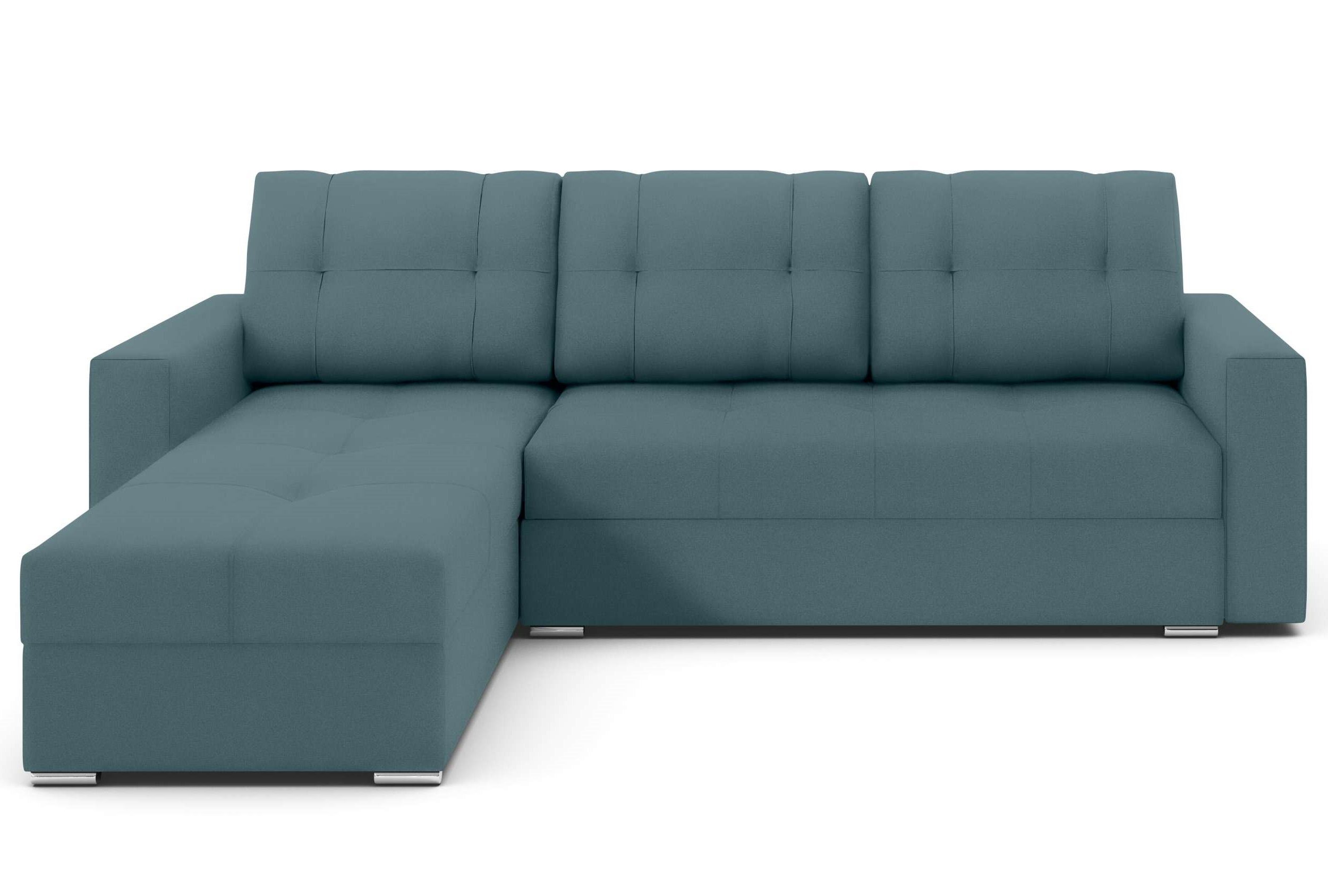 Stylefy Ecksofa Adelina, Sitzkomfort, Bettkasten, Sofa, L-Form, Modern Eckcouch, Design mit mit Bettfunktion