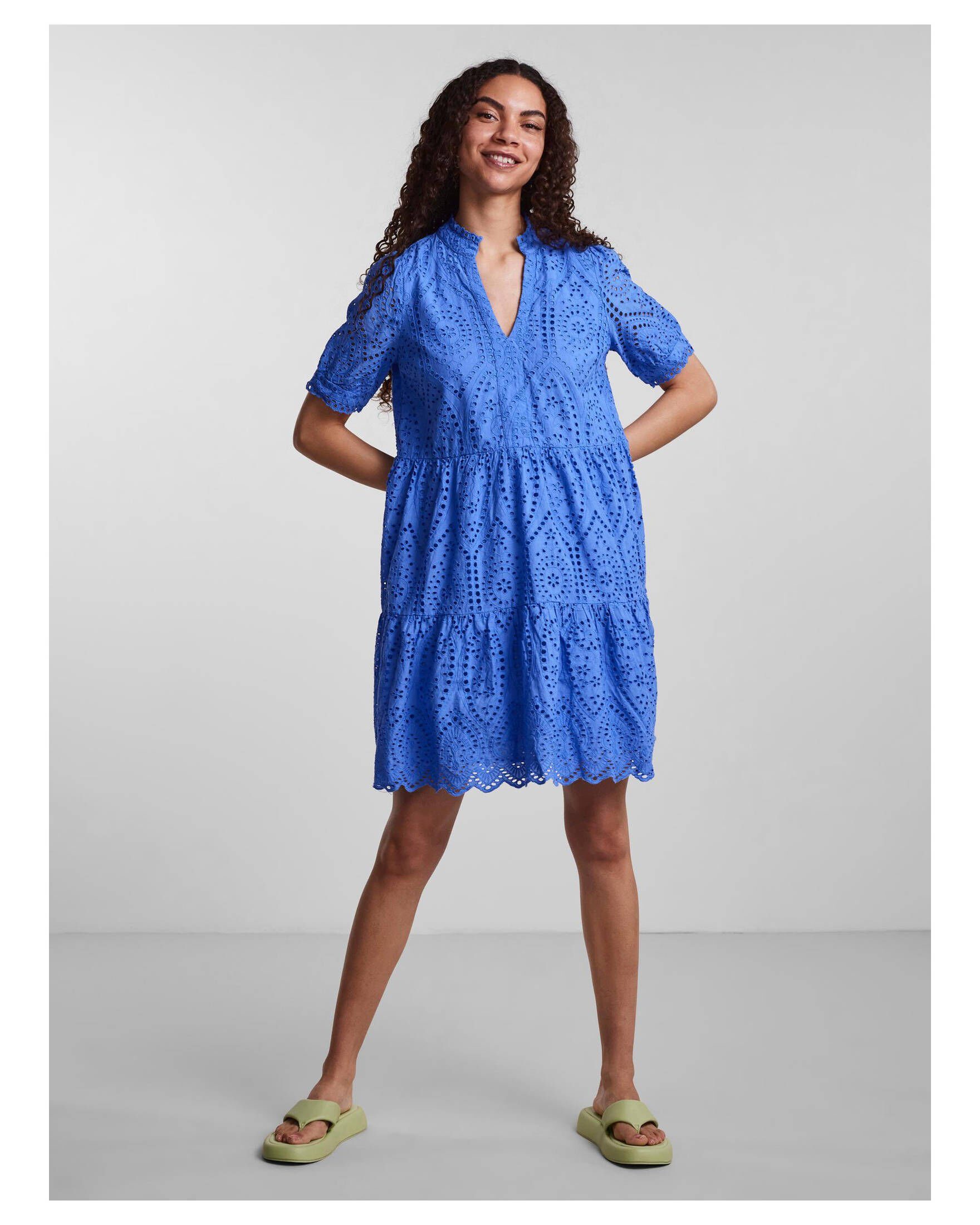 (51) Damen Y.A.S Kleid blau (1-tlg) Sommerkleid YASHOLI