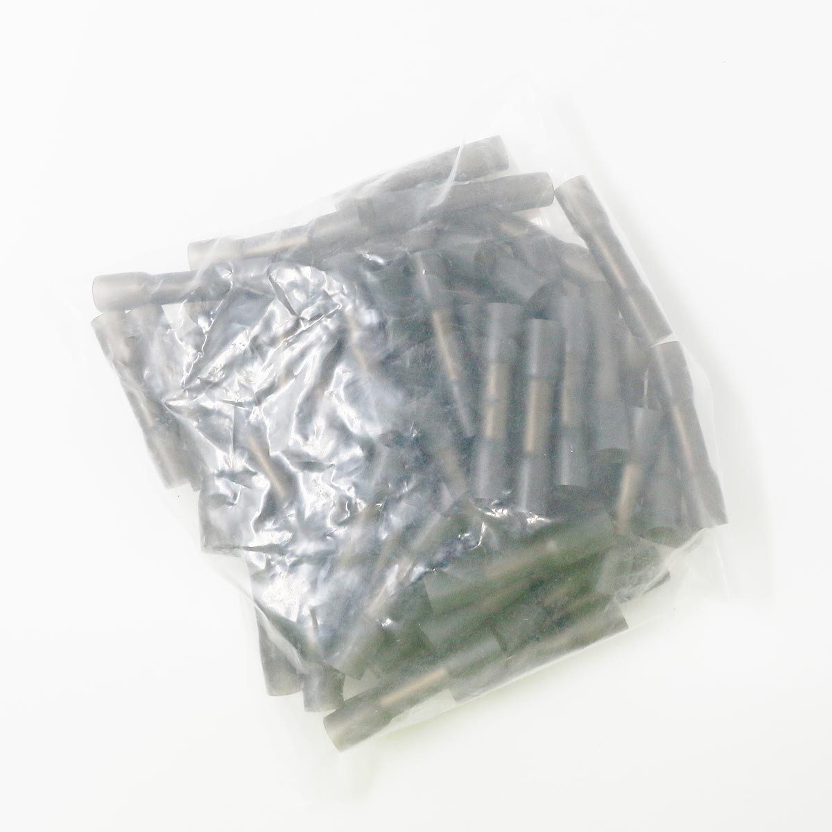 world-trading-net Quetschhülse Stoßverbinder schrumpfbar schwarz, 2,5-4mm² 80 Stk