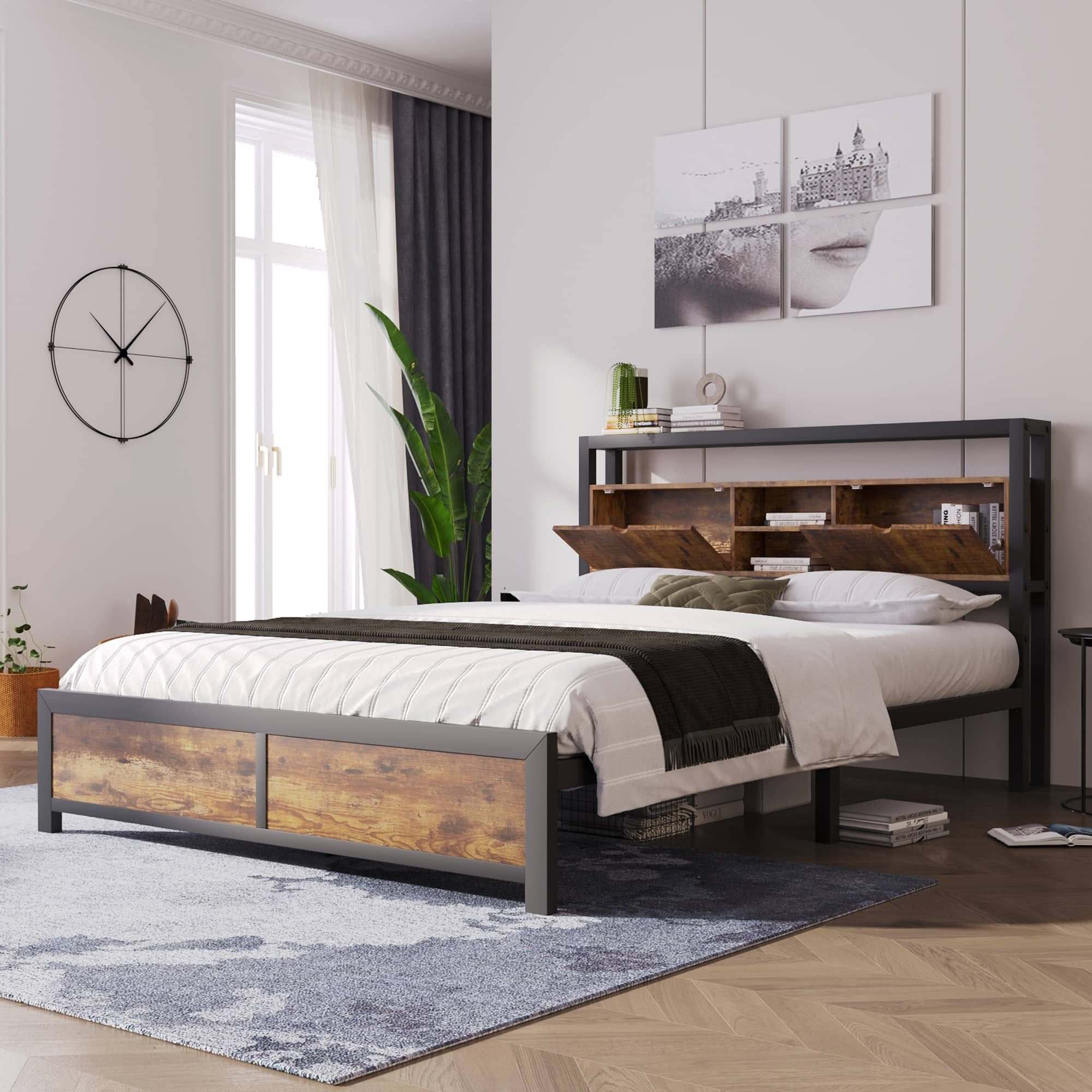 Yemaster Metallbett Metallbett 140x200 & Jugendbett günstig online kaufen