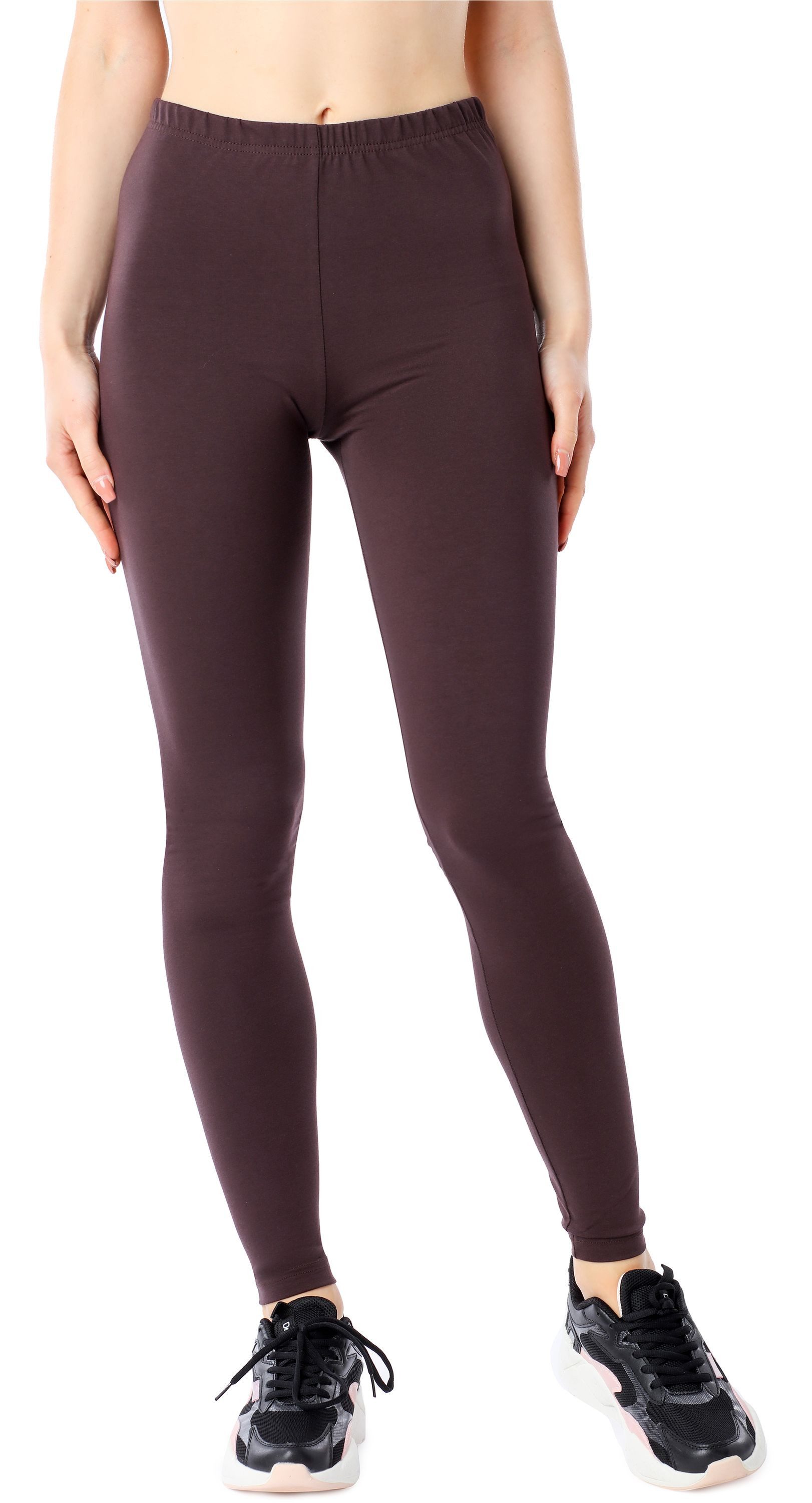 Leggings Damen Lange Leggings aus Bio-Baumwolle BLV50-183