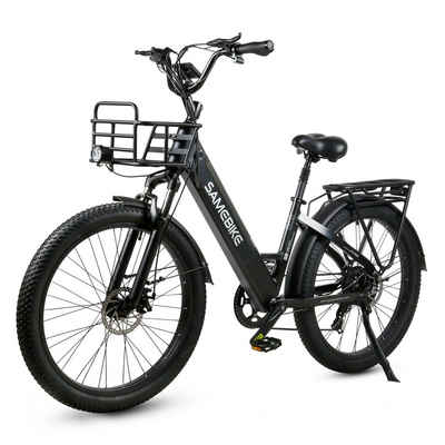 SAMEBIKE E-Bike RS-A01 26 Zoll Cruise City Bike 750W Motor 48V/14Ah Shimano 7