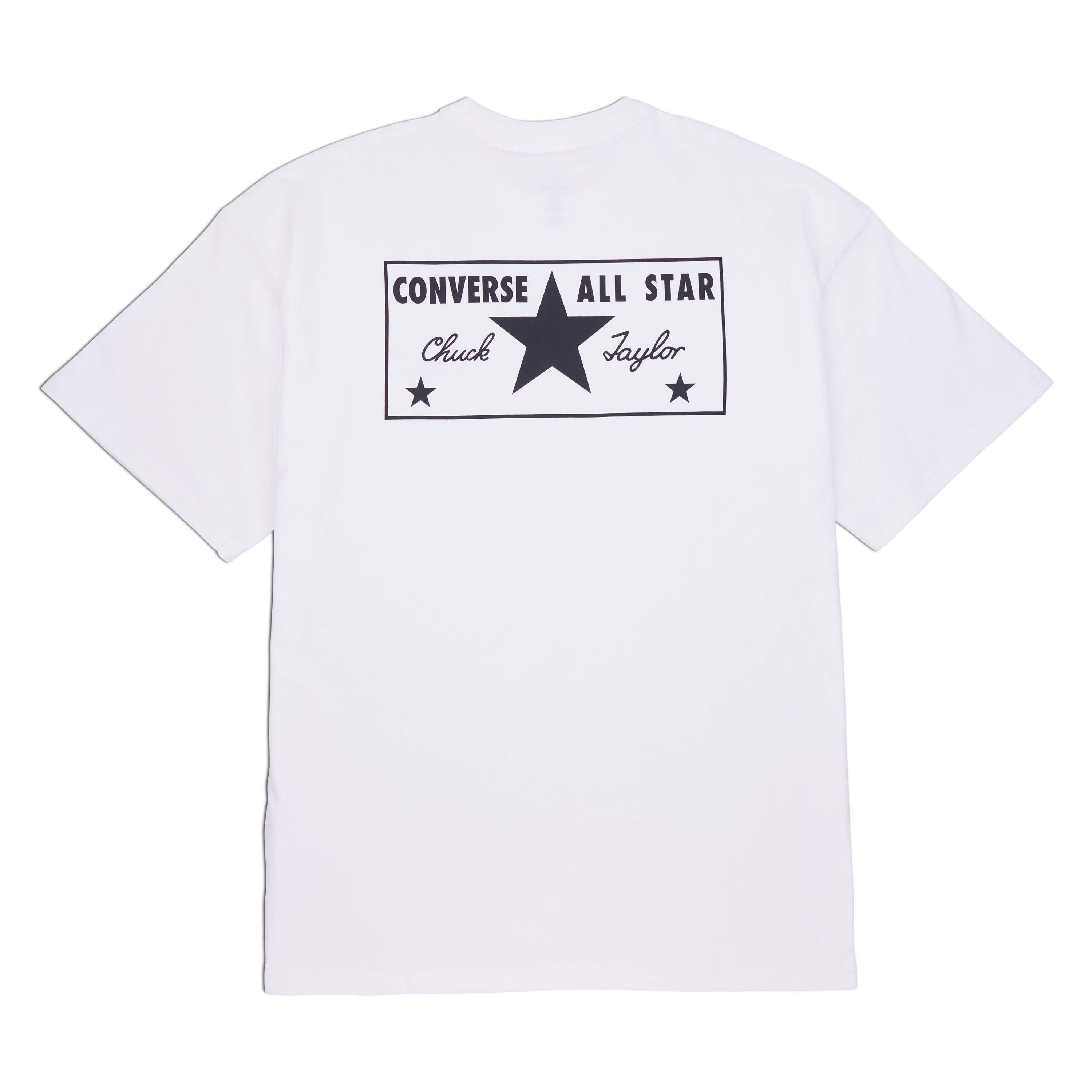 Converse T-Shirt CONVERSE LICENSE PLATE TEE Kurzarm-Design, mit Rundhalsausschnitt, aus Baumwolle – Bild 4 von 4