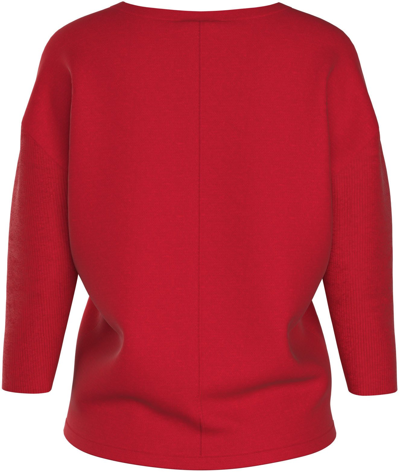 Saint Tropez Rundhalspullover A2561, MilaSZ R-Neck Feinstrick mit Viskose, günstig online kaufen