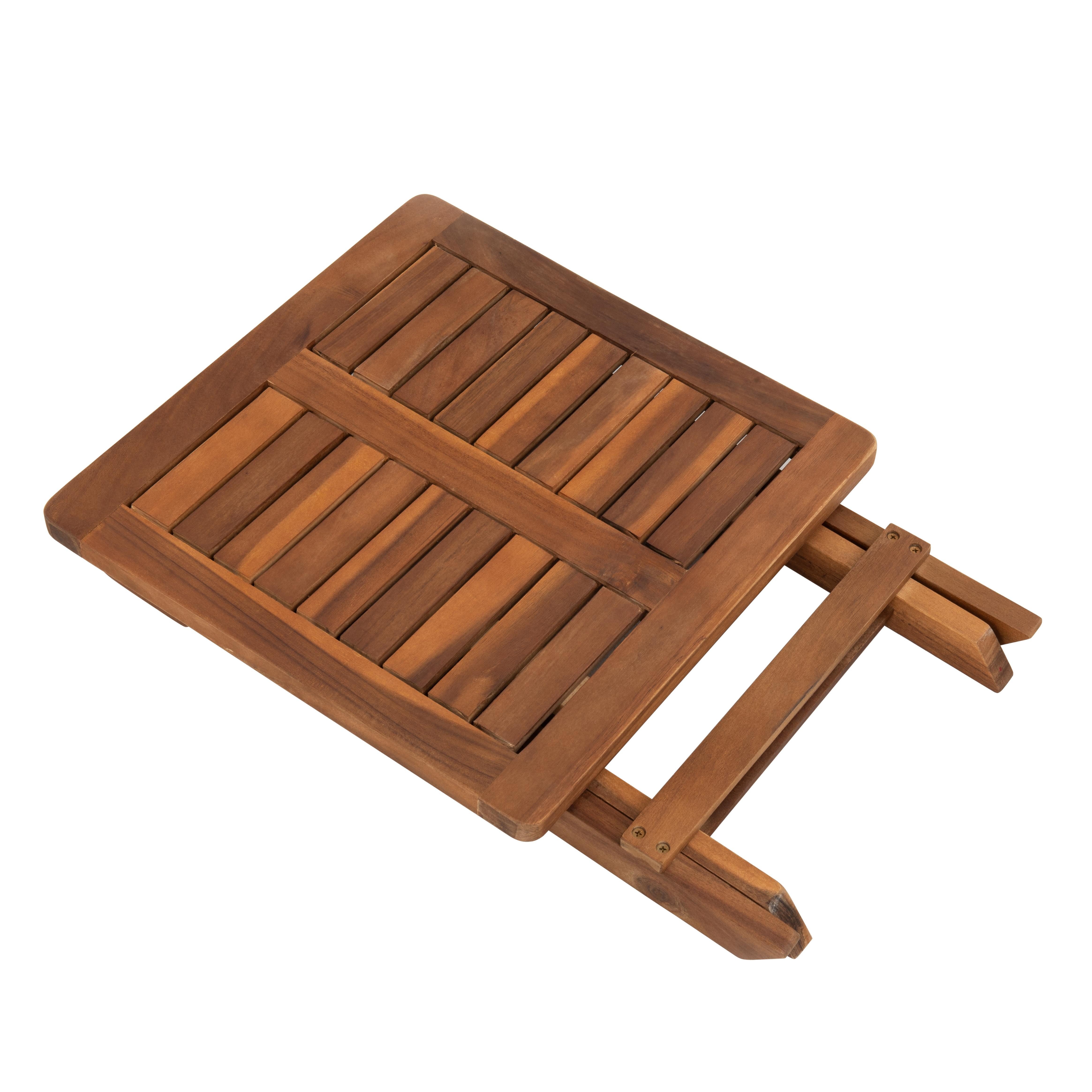 ESTEXO Gartentisch Beistelltisch Holztisch Lounge Tisch Kaffeetisch Klapptisch Akazie