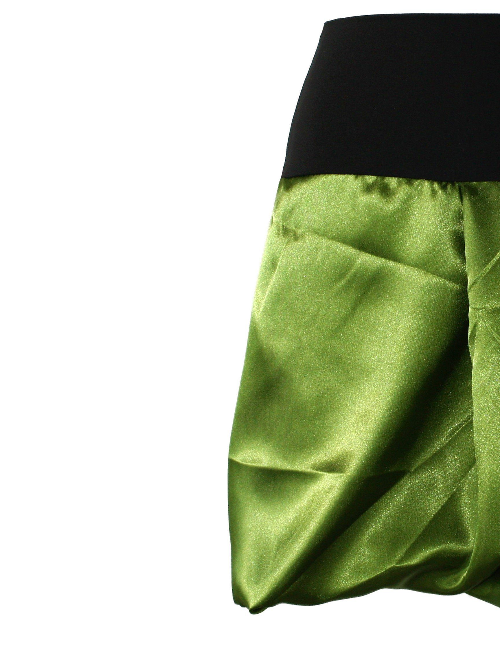 Grün oder dunkle 45cm design Mini elastischer Ballonrock Bund 51cm Satin Farbwahl