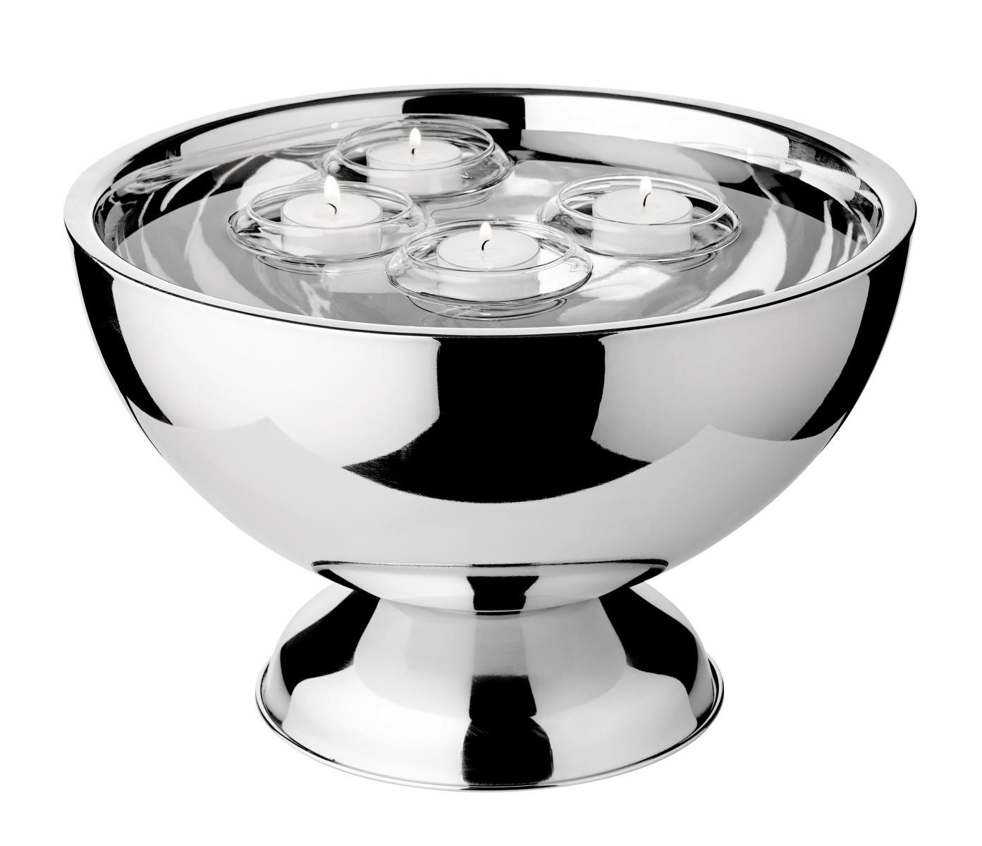 EDZARD Sektkühler Cadiz, Doppelwandig, Edelstahl, hochglanzpoliert, H 21 cm, Ø 32 cm