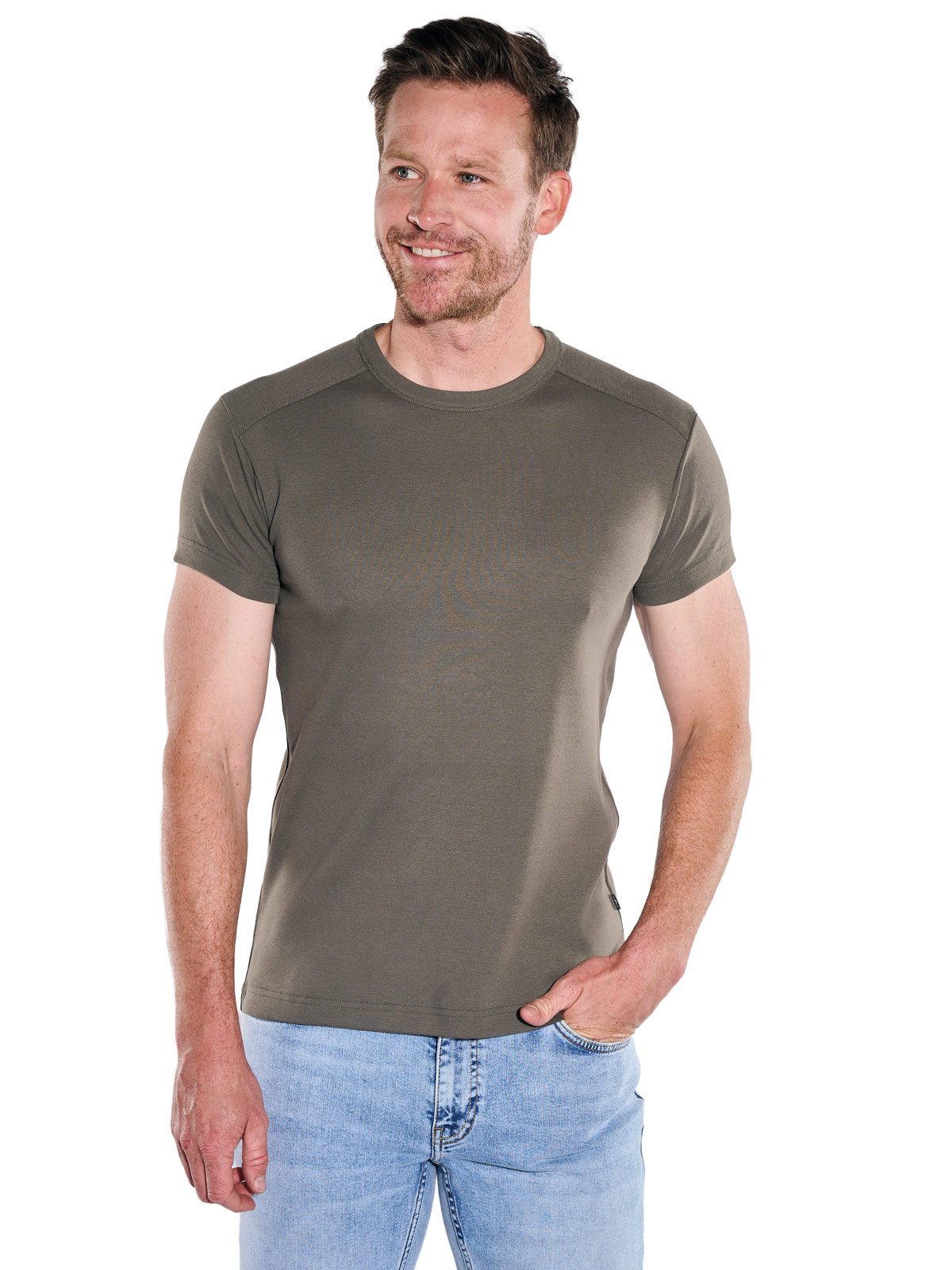 Engbers T-Shirt Herren T-Shirt "My Favorite" organic, Oliv