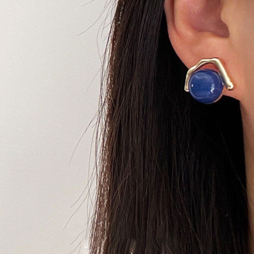 AUzzO~ Paar Ohrhänger Paar Ohrringe für Damen Damenschmuck Vintage Ohrstecker Elegante blau