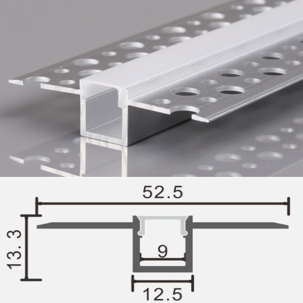 ENERGMiX LED-Stripe-Profil 2m Alu Profile Unterputz günstig online kaufen