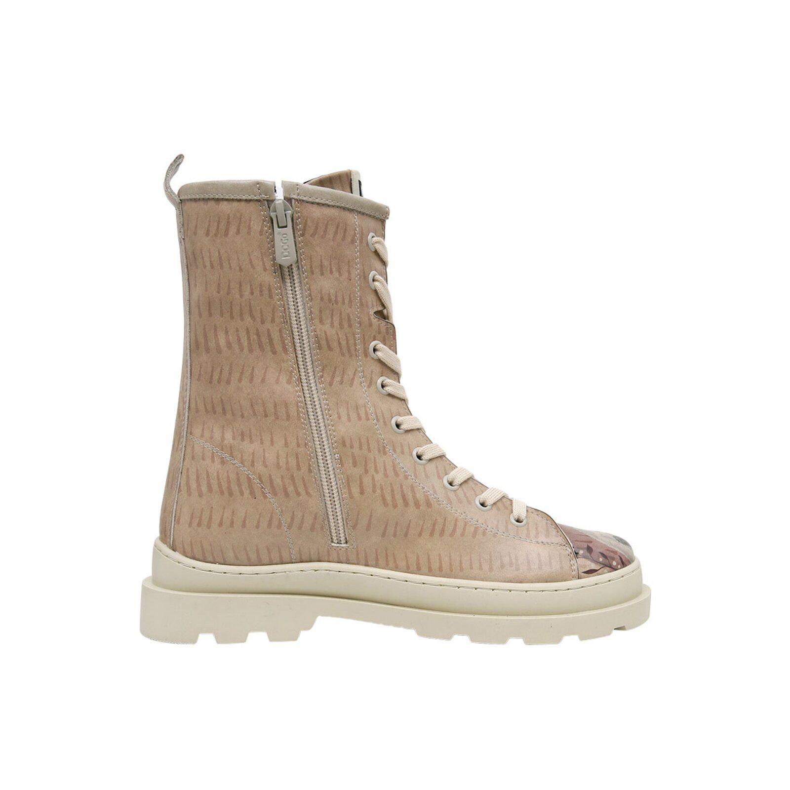 DOGO Gisele Schnürstiefel Boots Heart Cat Damen Stiefeletten Stiefelette Handgefertigt