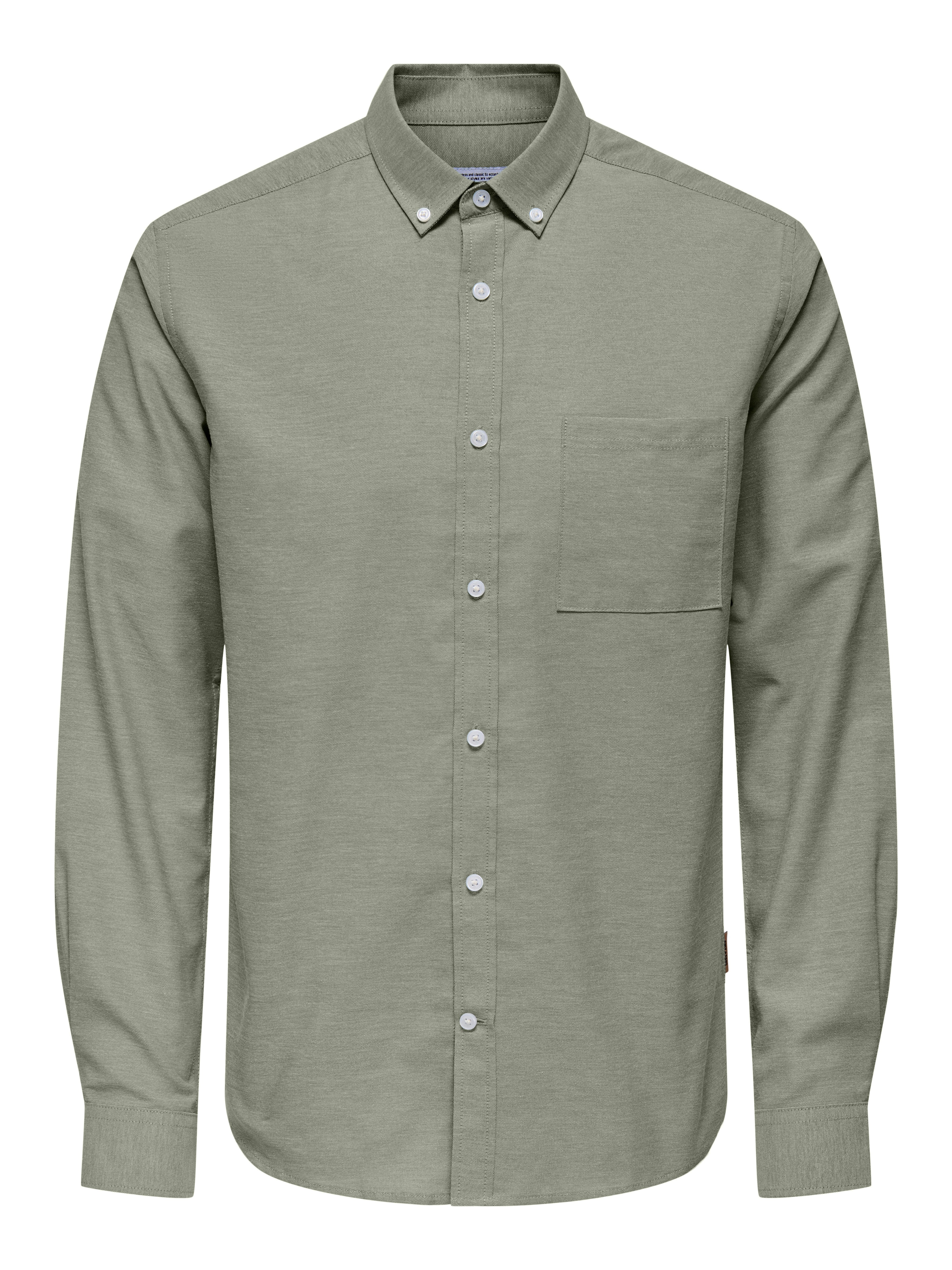 ONLY & SONS Langarmhemd ONSALVARES SLIM günstig online kaufen
