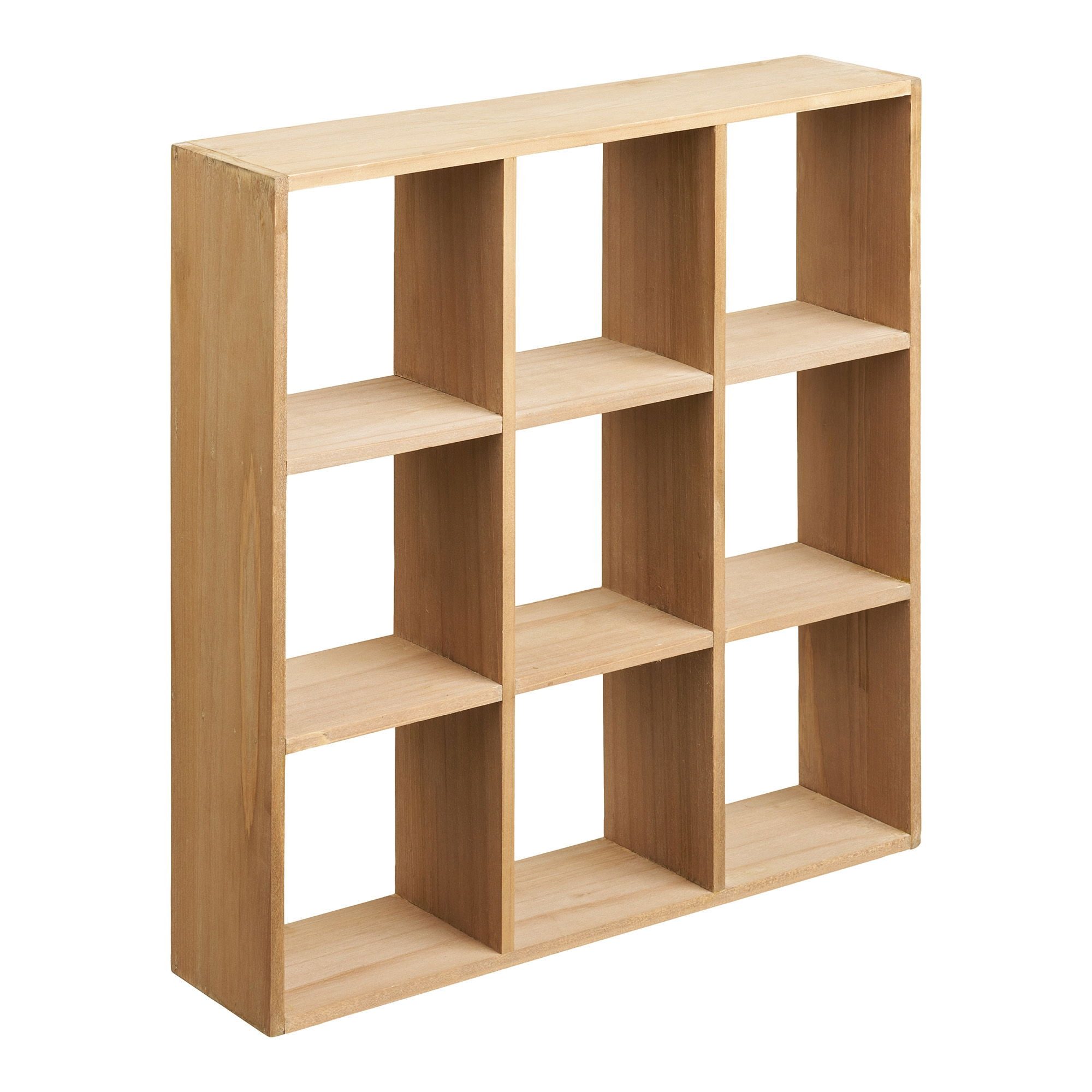 freiraum Hängeregal Moss, in Kiefer, Massivholz - 46x46x10cm (BxHxT)