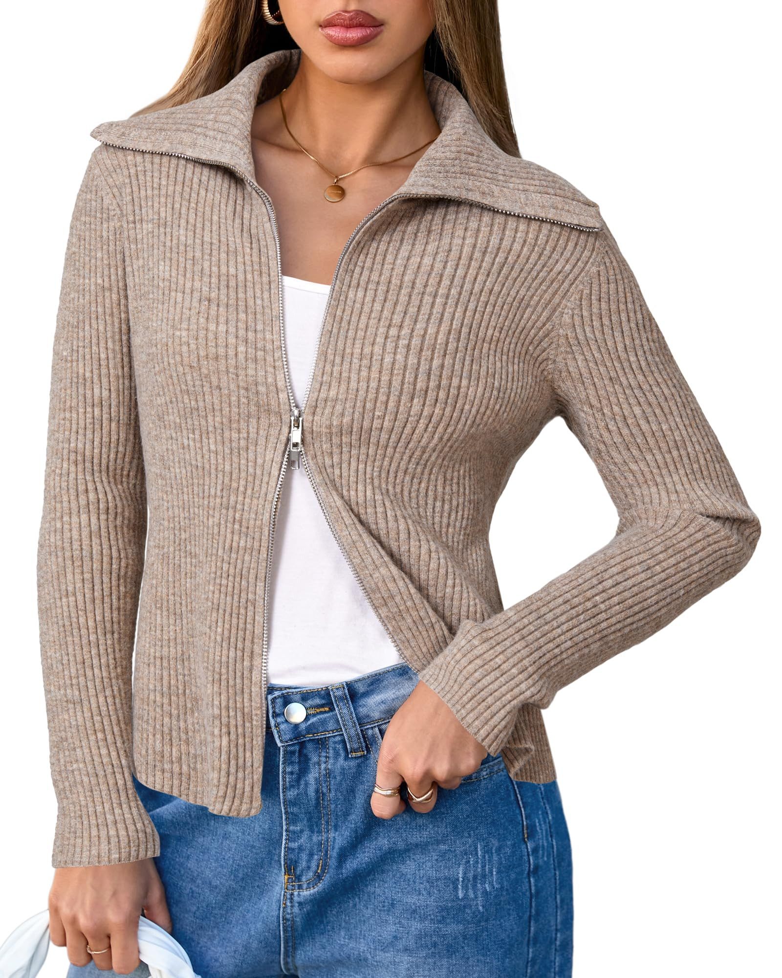 Arach&Cloz Wollpullover Arach&Cloz Damen Wollmischung Strickpullover günstig online kaufen