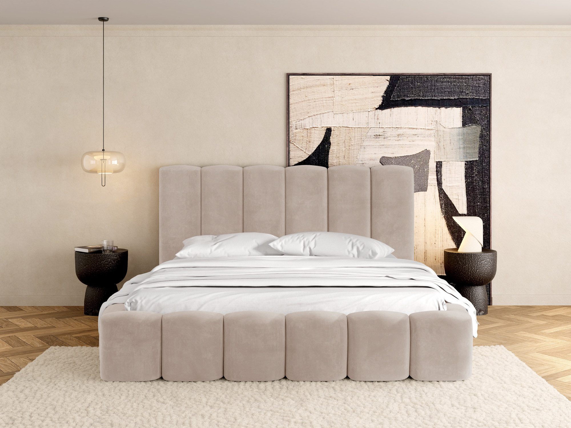 WFL GROUP Polsterbett Serenity (Modernes Polsterbett günstig online kaufen