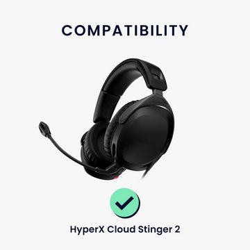 kwmobile 2x Ohr Polster für HyperX Cloud Stinger 2 HiFi-Kopfhörer (Ohrpolster Kopfhörer - Kunstleder Polster für Over Ear Headphones)