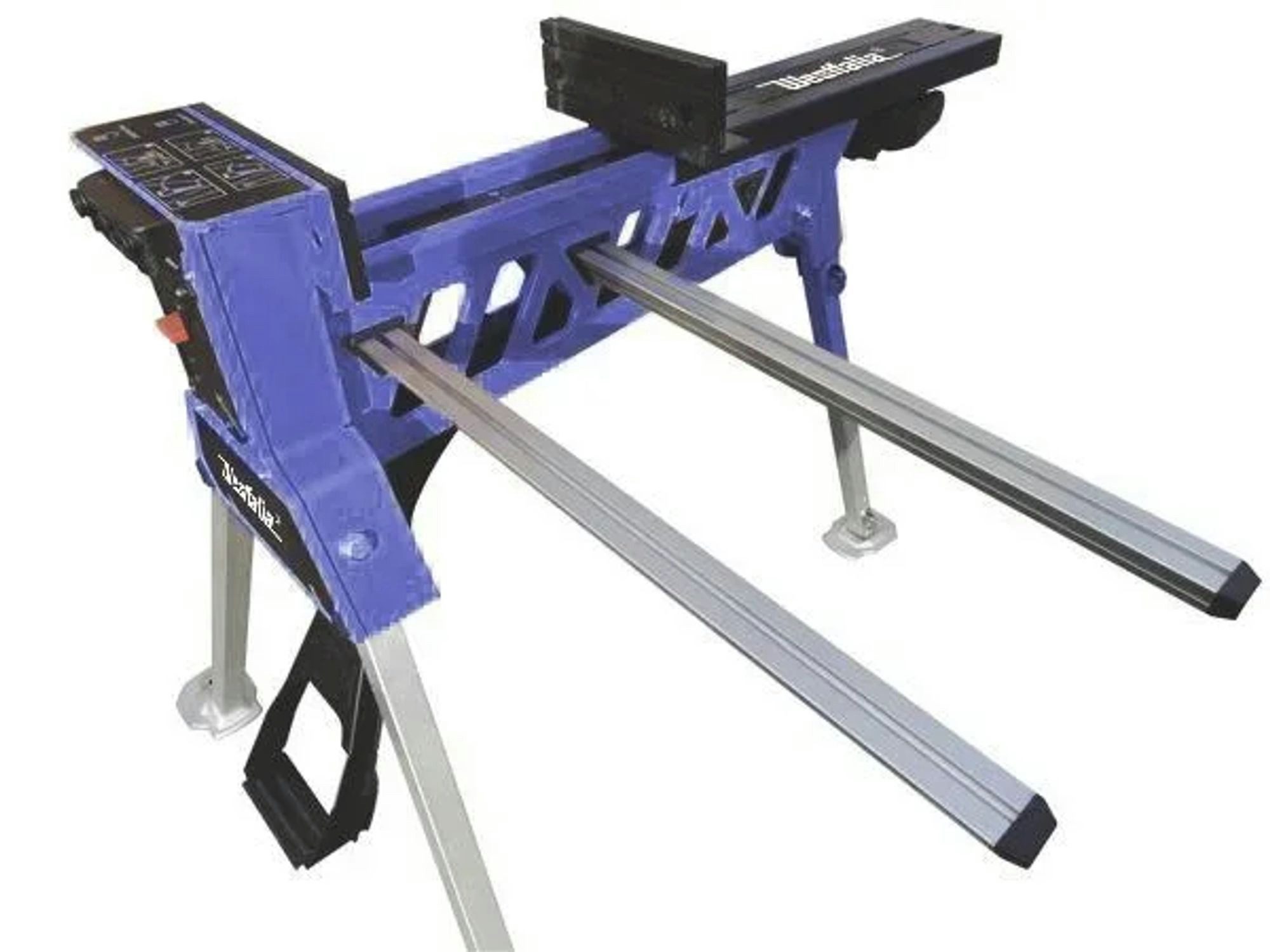 Westfalia Werkzeug Werkbank Auflagestangen für Power-Bank