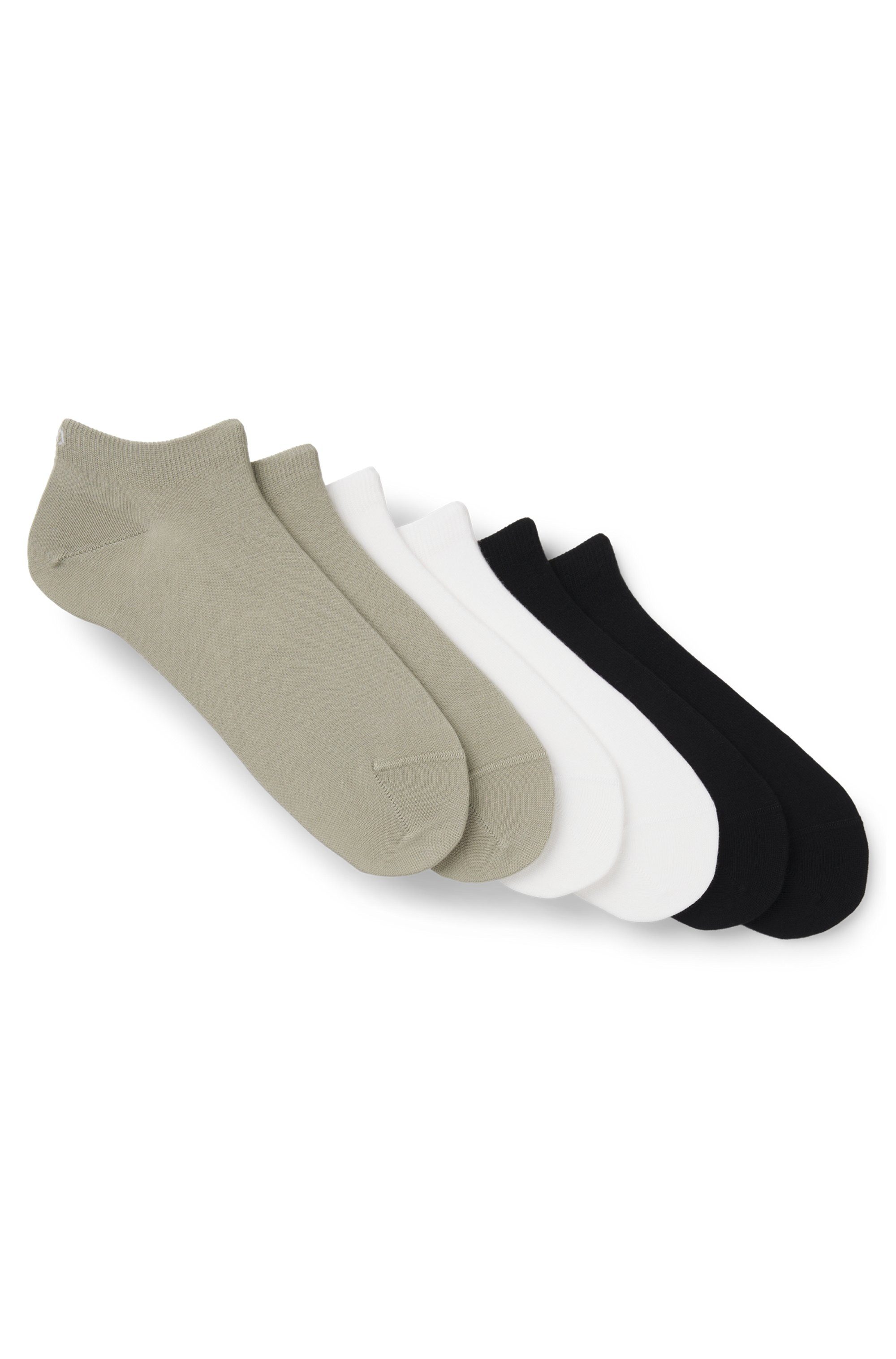 HUGO Freizeitsocken 6P AS UNI CC 1026 (Packung, 6-Paar, 6er-Pack) mit HUGO-Logoschriftzügen