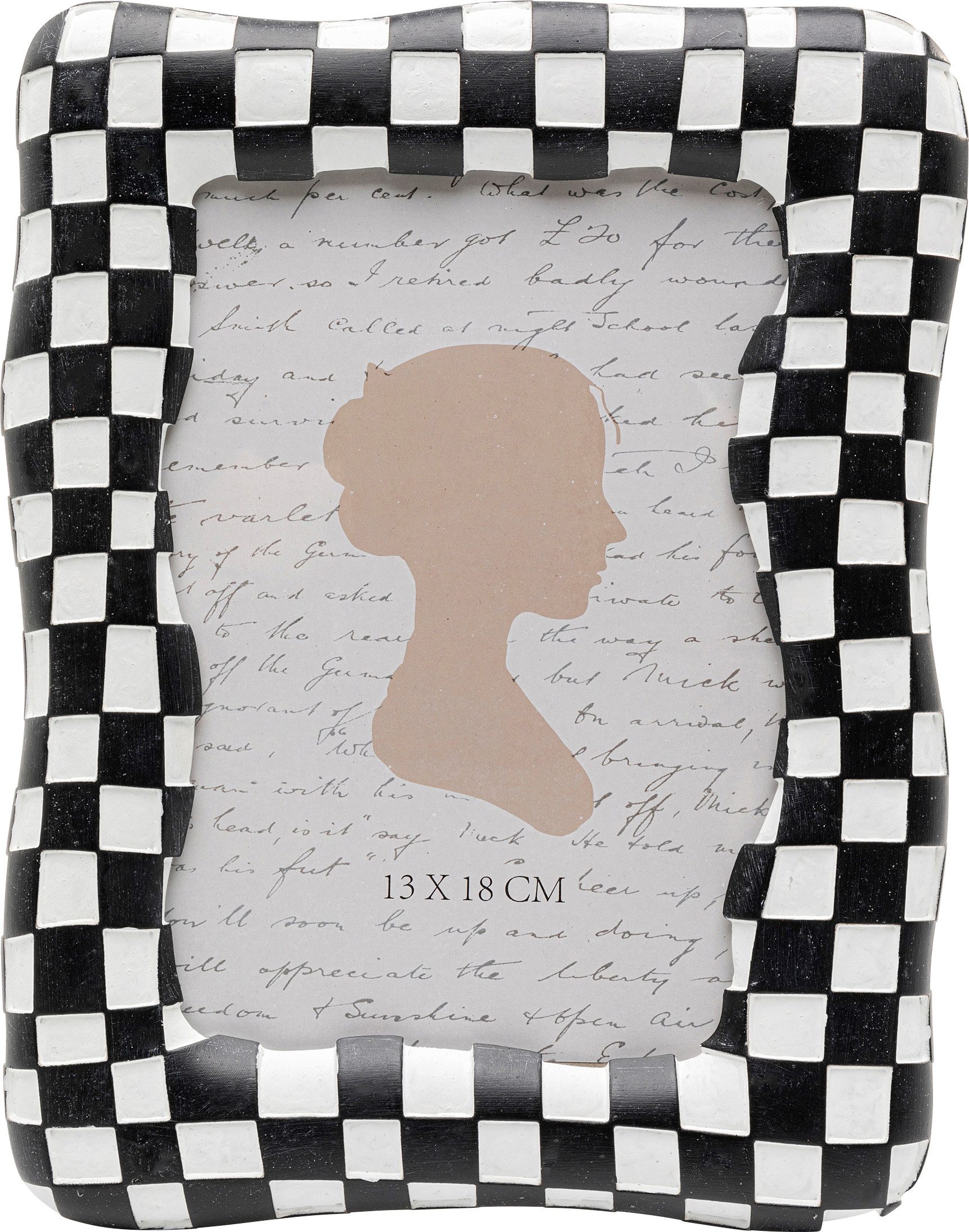 Kare Design Bilderrahmen Checker Schwarz 13x18cm