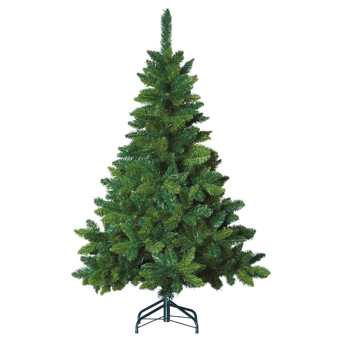 Weihnachtswunder® Künstlicher Weihnachtsbaum Künstlicher Tannenbaum 180 cm grün – Weihnachten Deko täuschend echt, Nordmanntanne