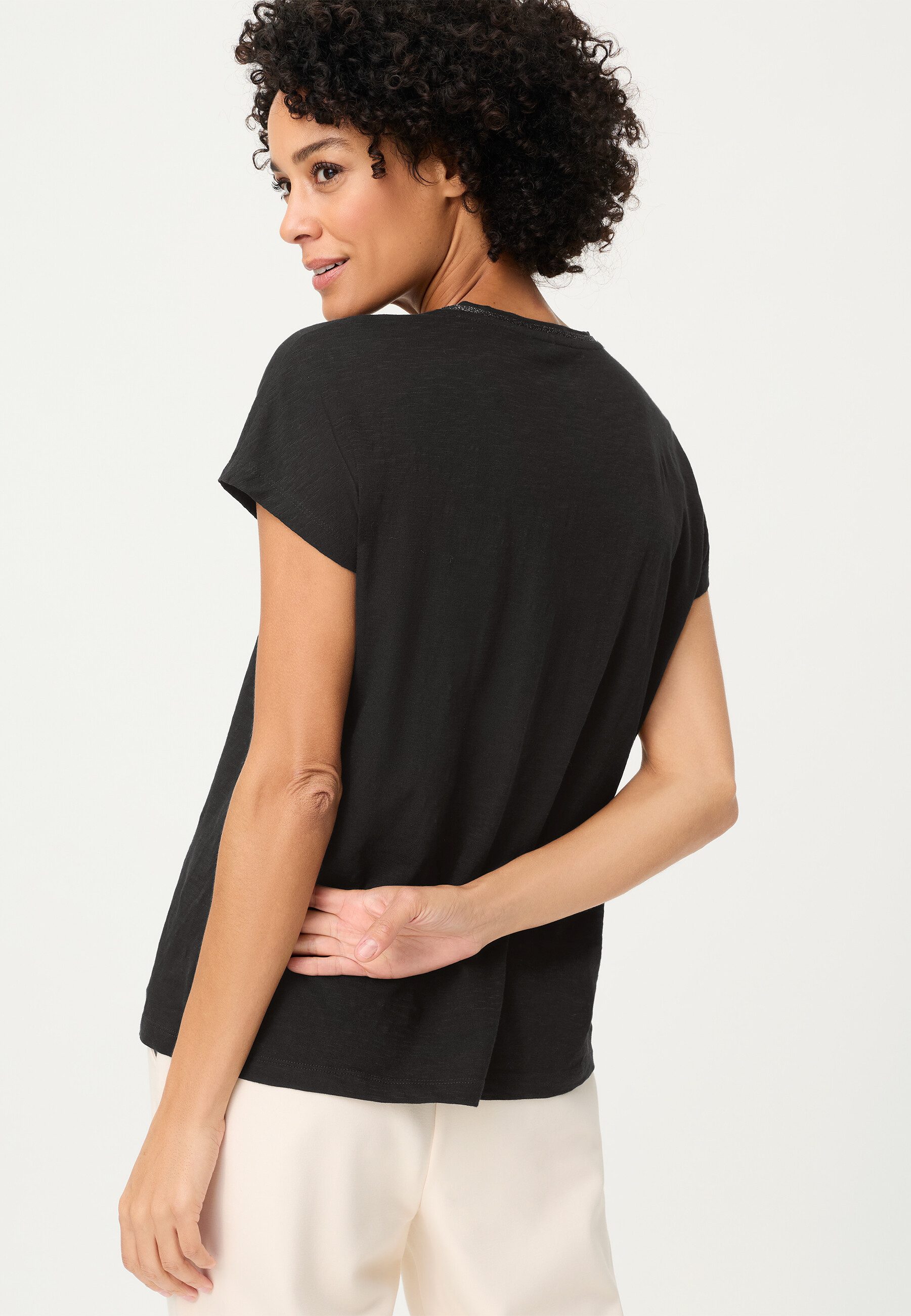 Olsen T-Shirt Shirt mit V-Ausschnitt günstig online kaufen