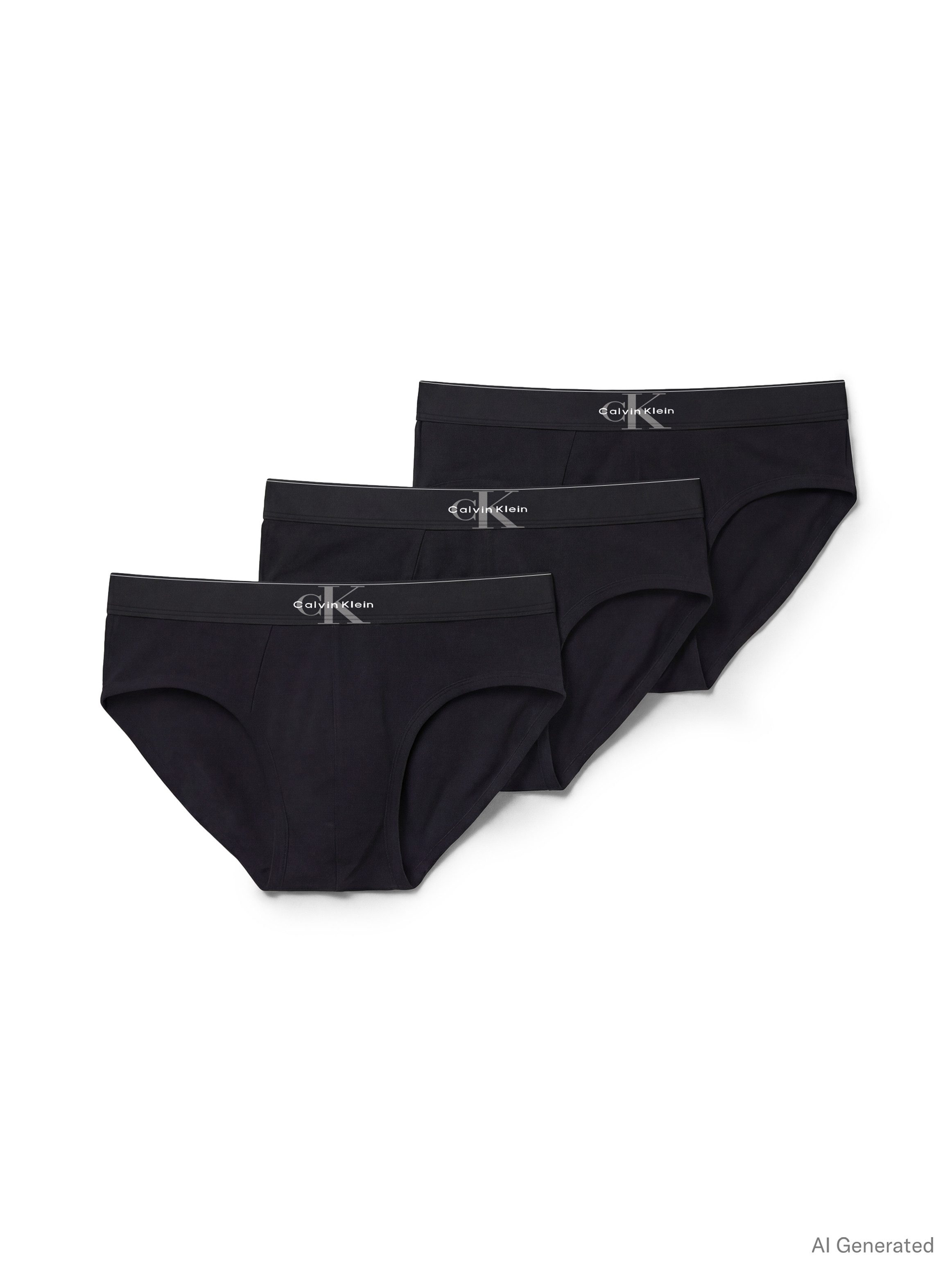 Calvin Klein Underwear Slip HIP BRIEF 3PK (Packung, 3er-Pack) Körpernahe Passform